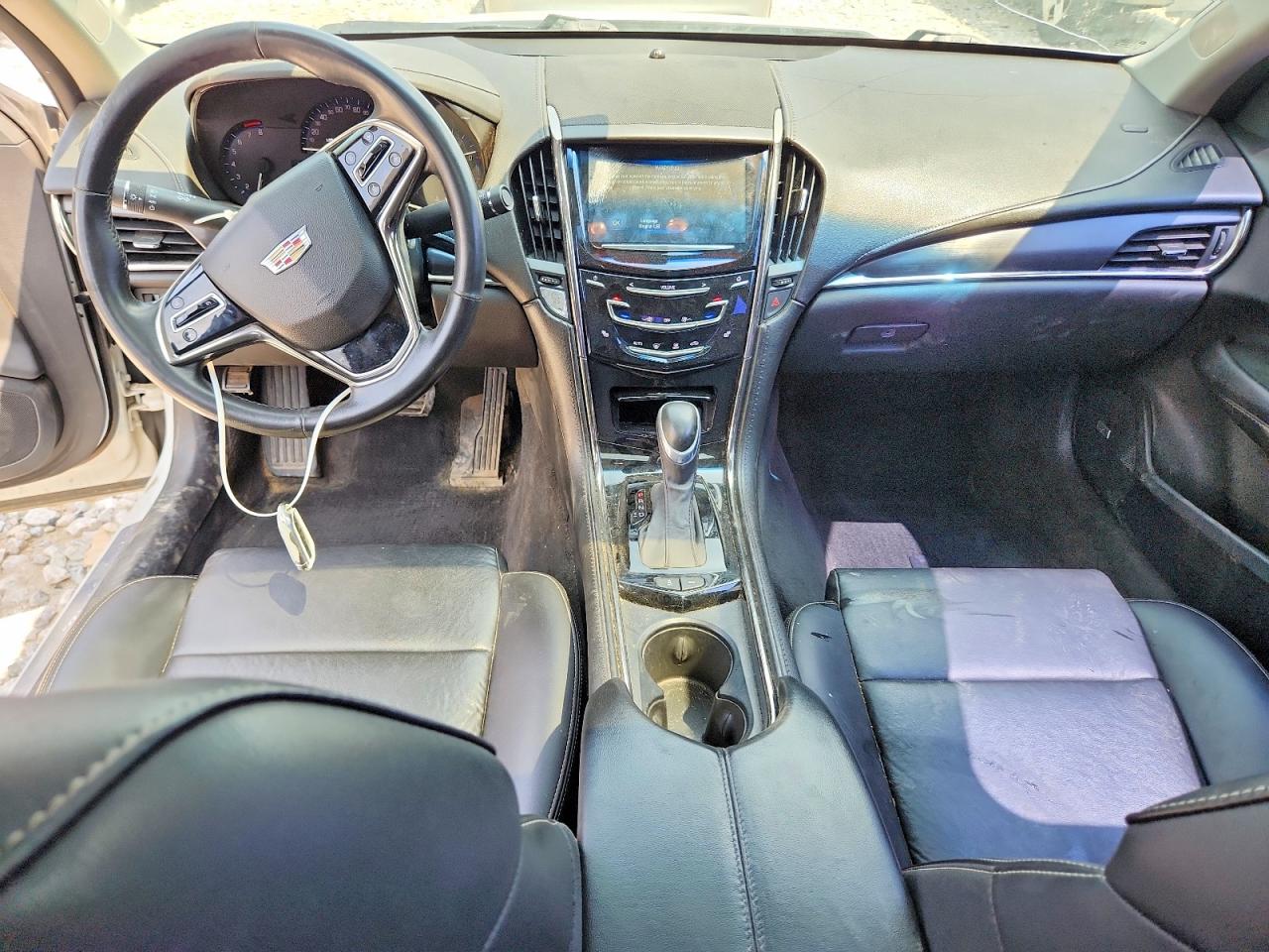 2015 Cadillac Ats White vin: 1G6AG5RX1F0130863