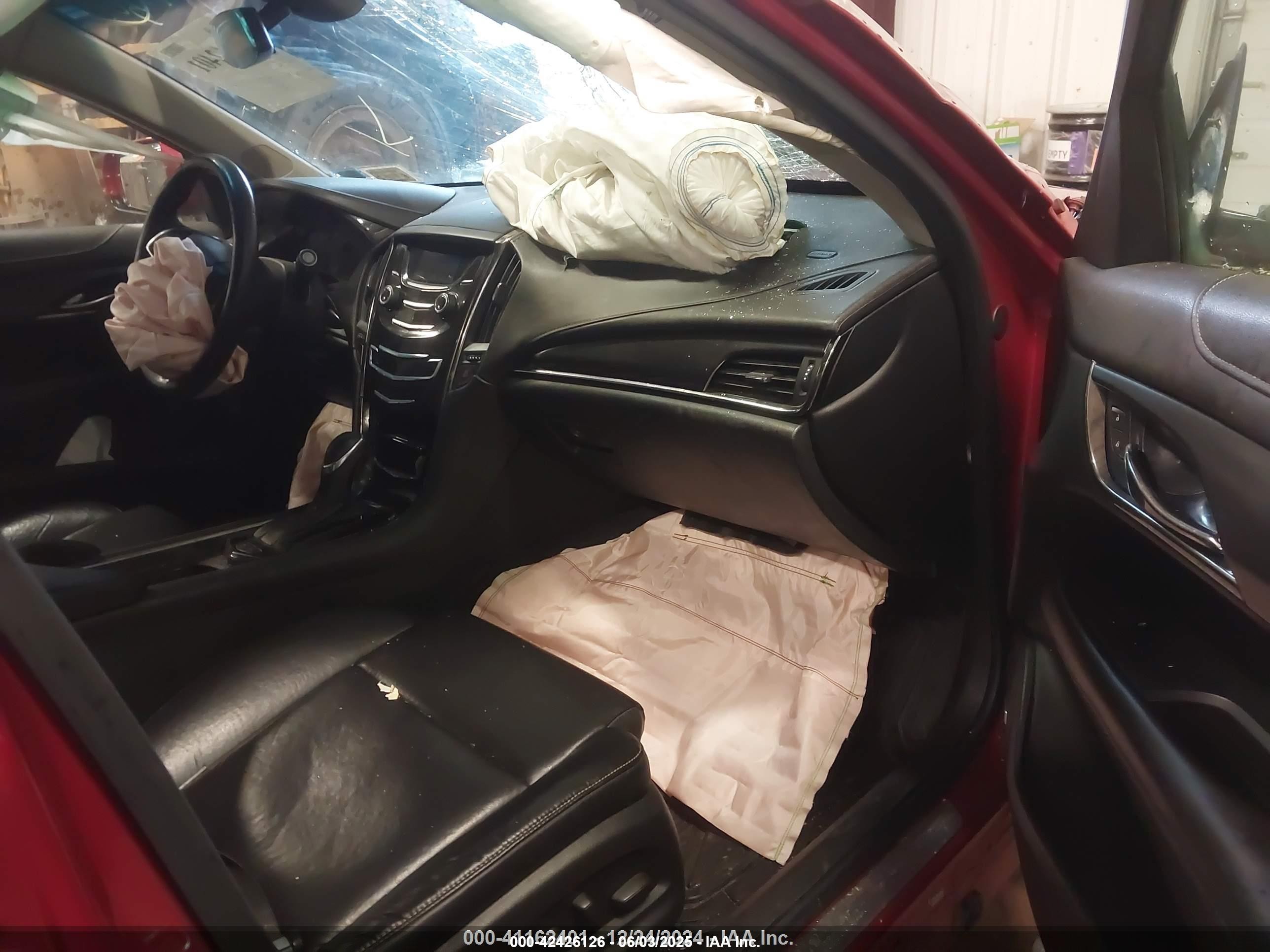 2014 Cadillac Ats Standard Red vin: 1G6AG5RX2E0113391