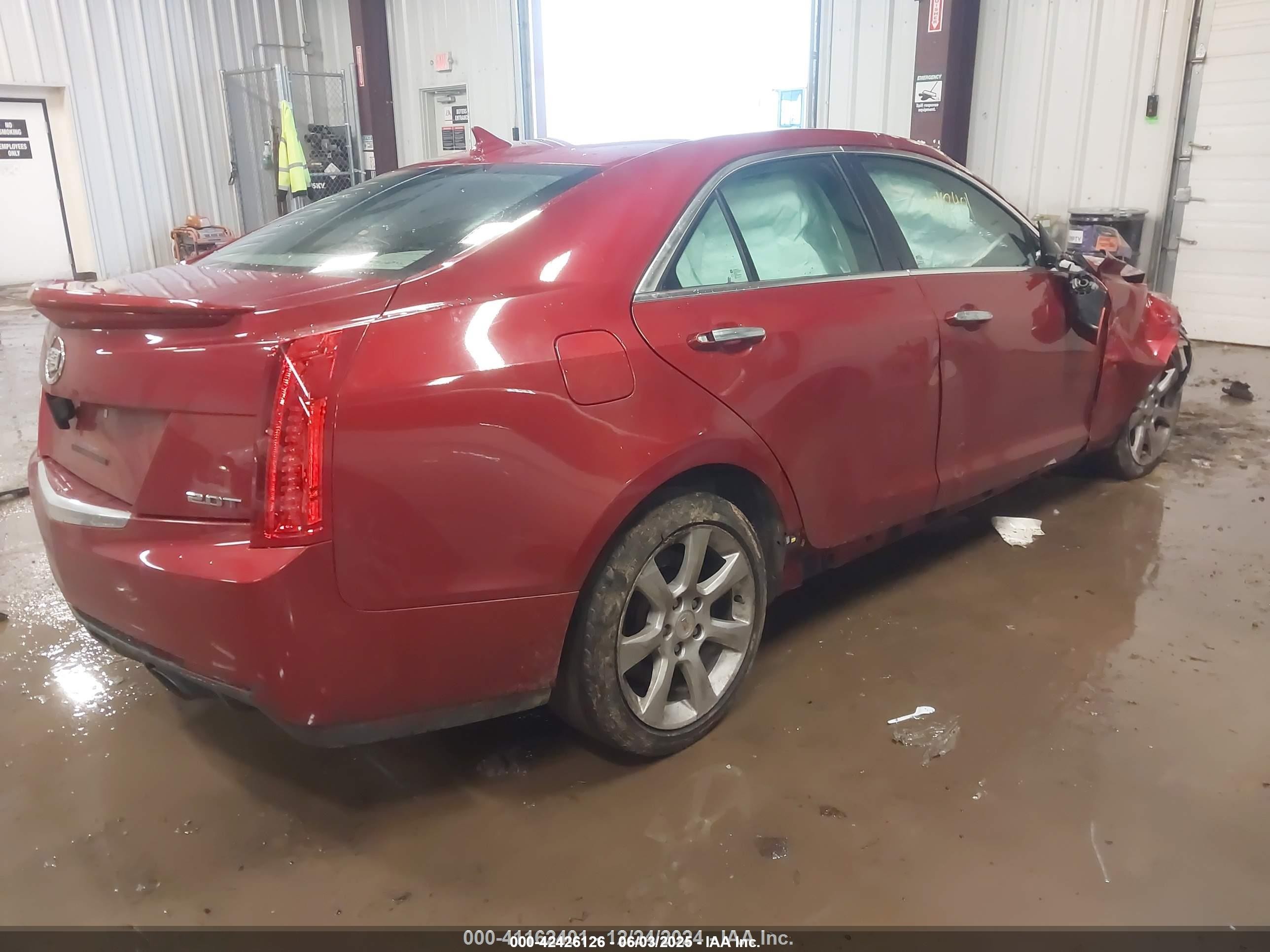 2014 Cadillac Ats Standard Red vin: 1G6AG5RX2E0113391