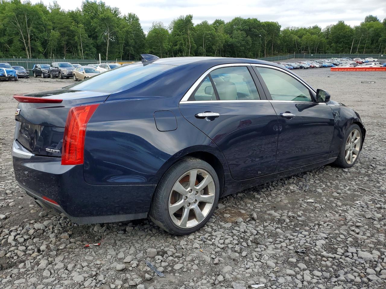 2015 Cadillac Ats Blue vin: 1G6AG5RX2F0126434
