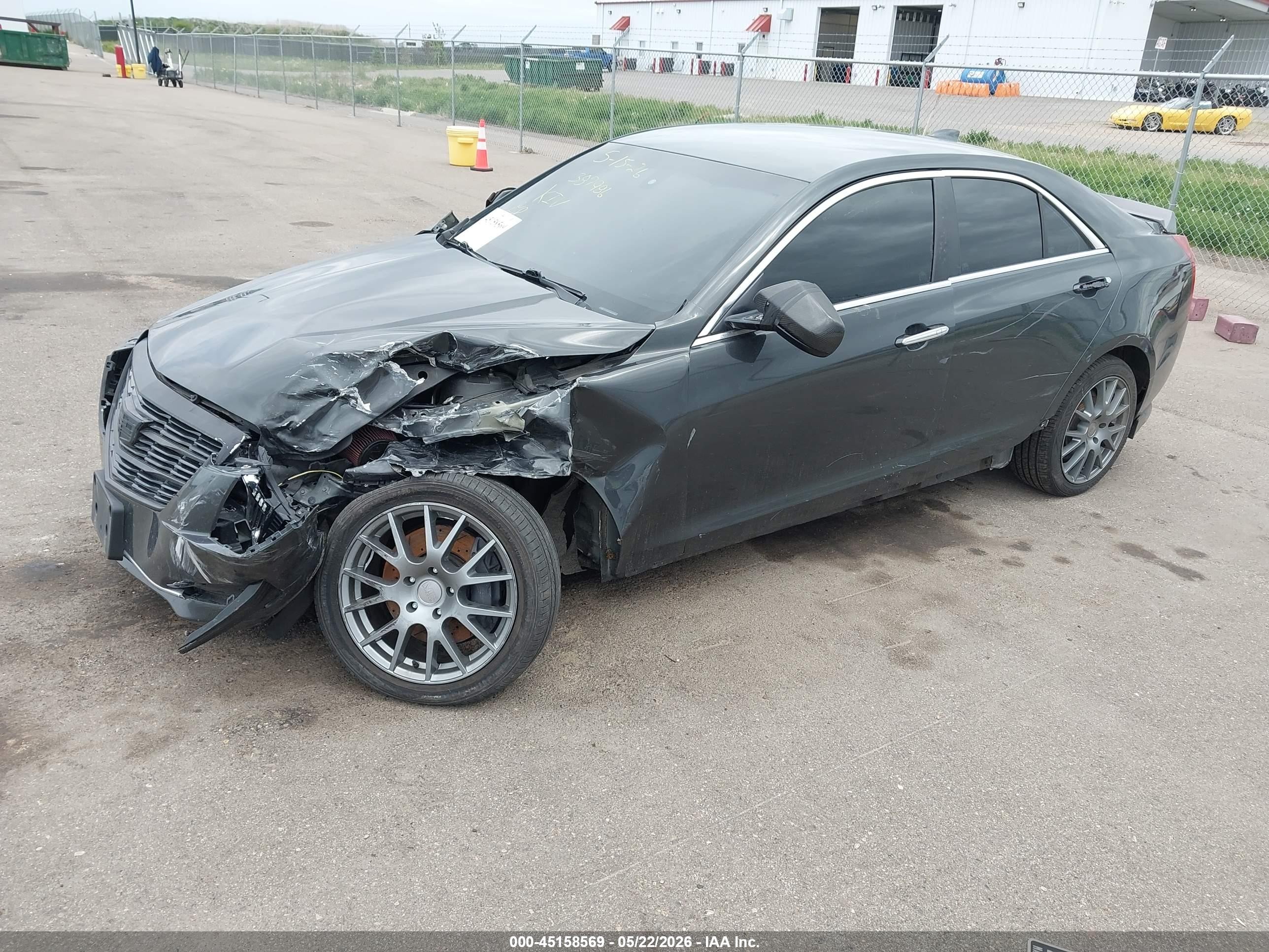 2015 Cadillac Ats Standard Gray vin: 1G6AG5RX2F0137160