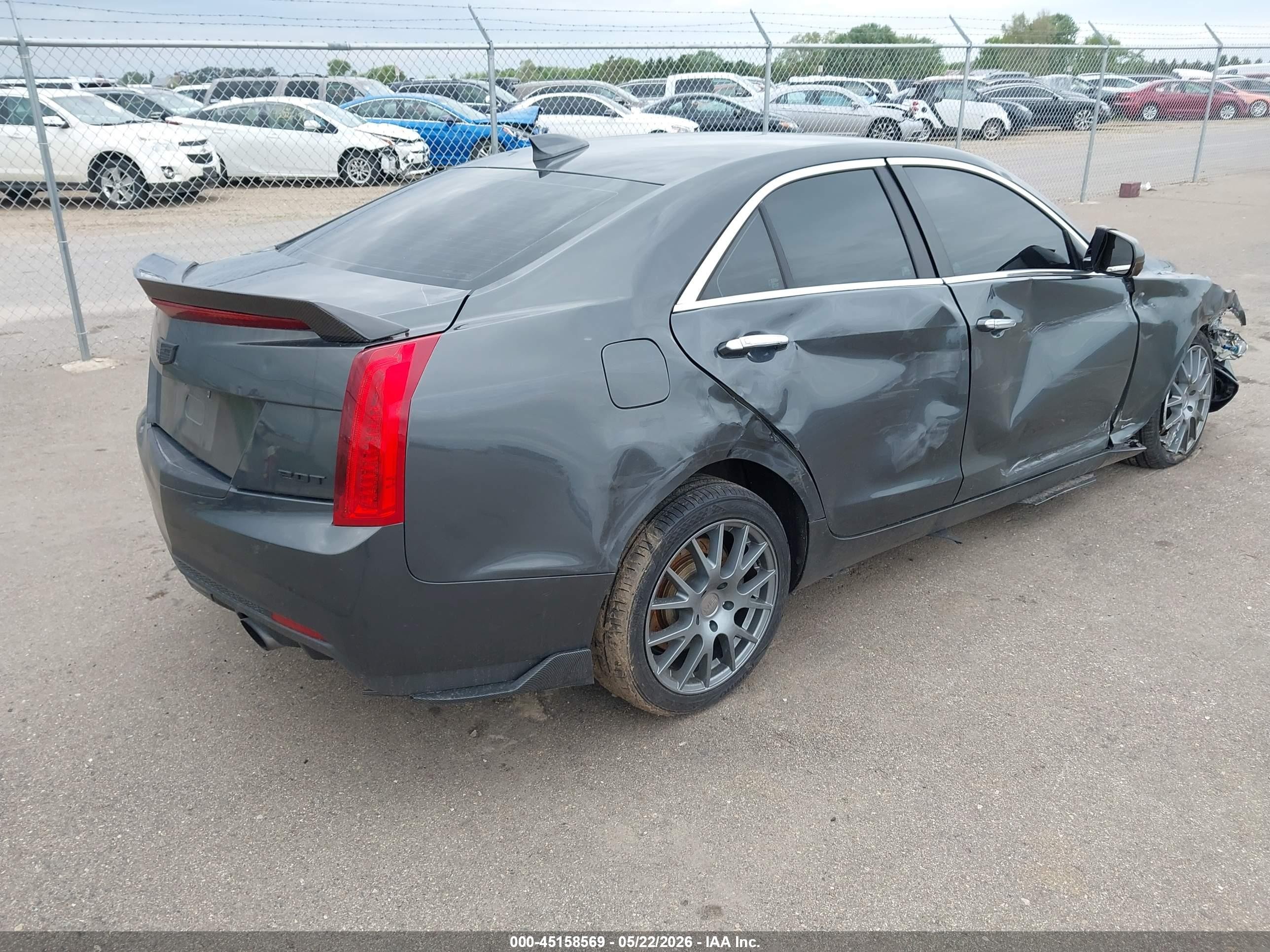 2015 Cadillac Ats Standard Gray vin: 1G6AG5RX2F0137160