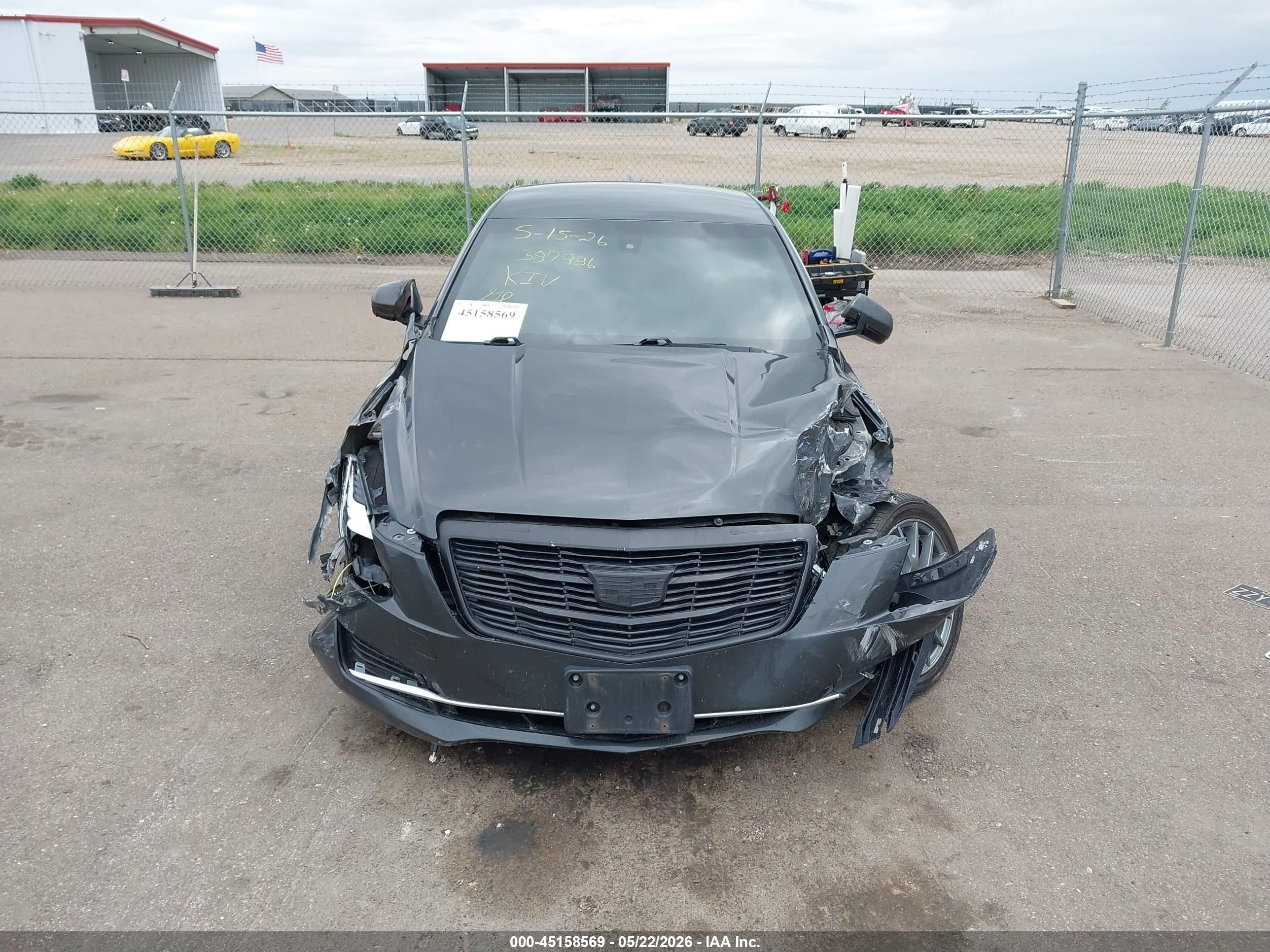 2015 Cadillac Ats Standard Gray vin: 1G6AG5RX2F0137160