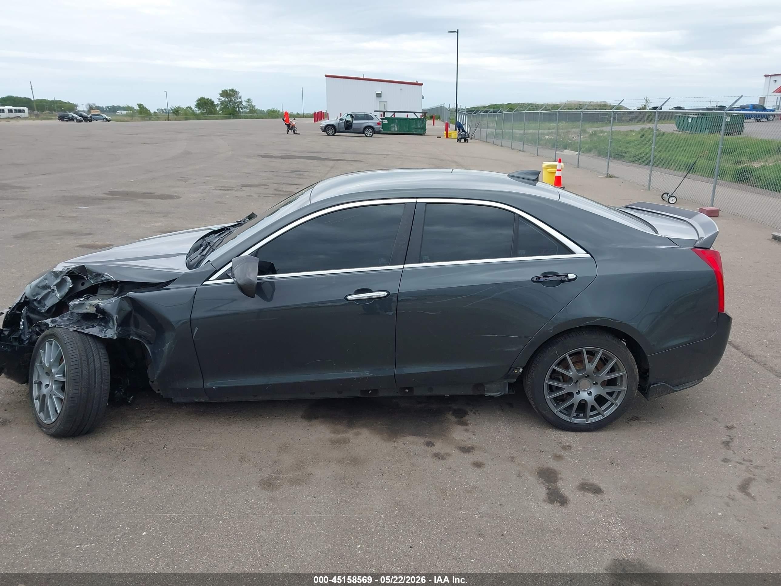 2015 Cadillac Ats Standard Gray vin: 1G6AG5RX2F0137160