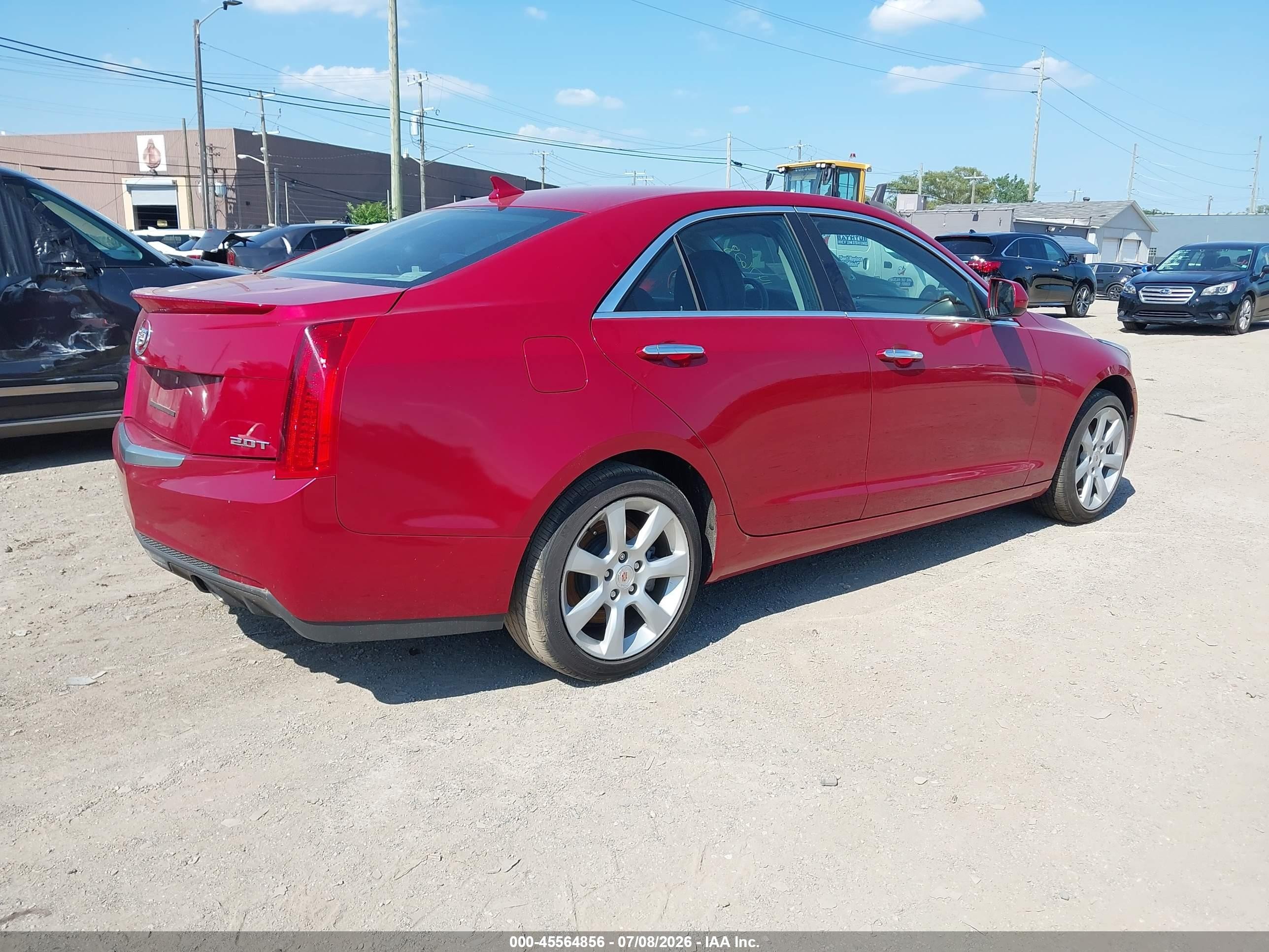 2013 Cadillac Ats Standard Red vin: 1G6AG5RX3D0147628