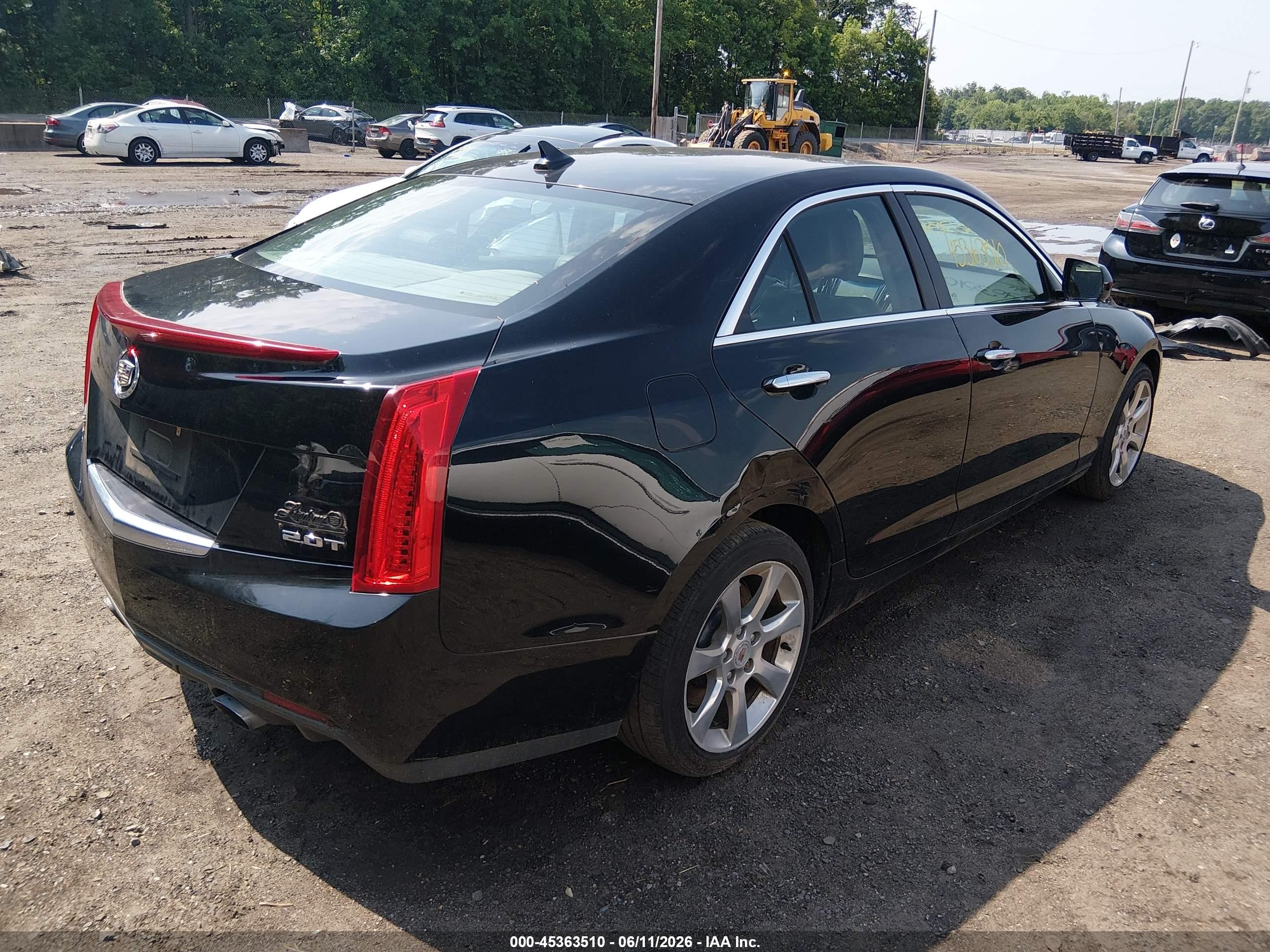 2014 Cadillac Ats Standard Black vin: 1G6AG5RX3E0126330