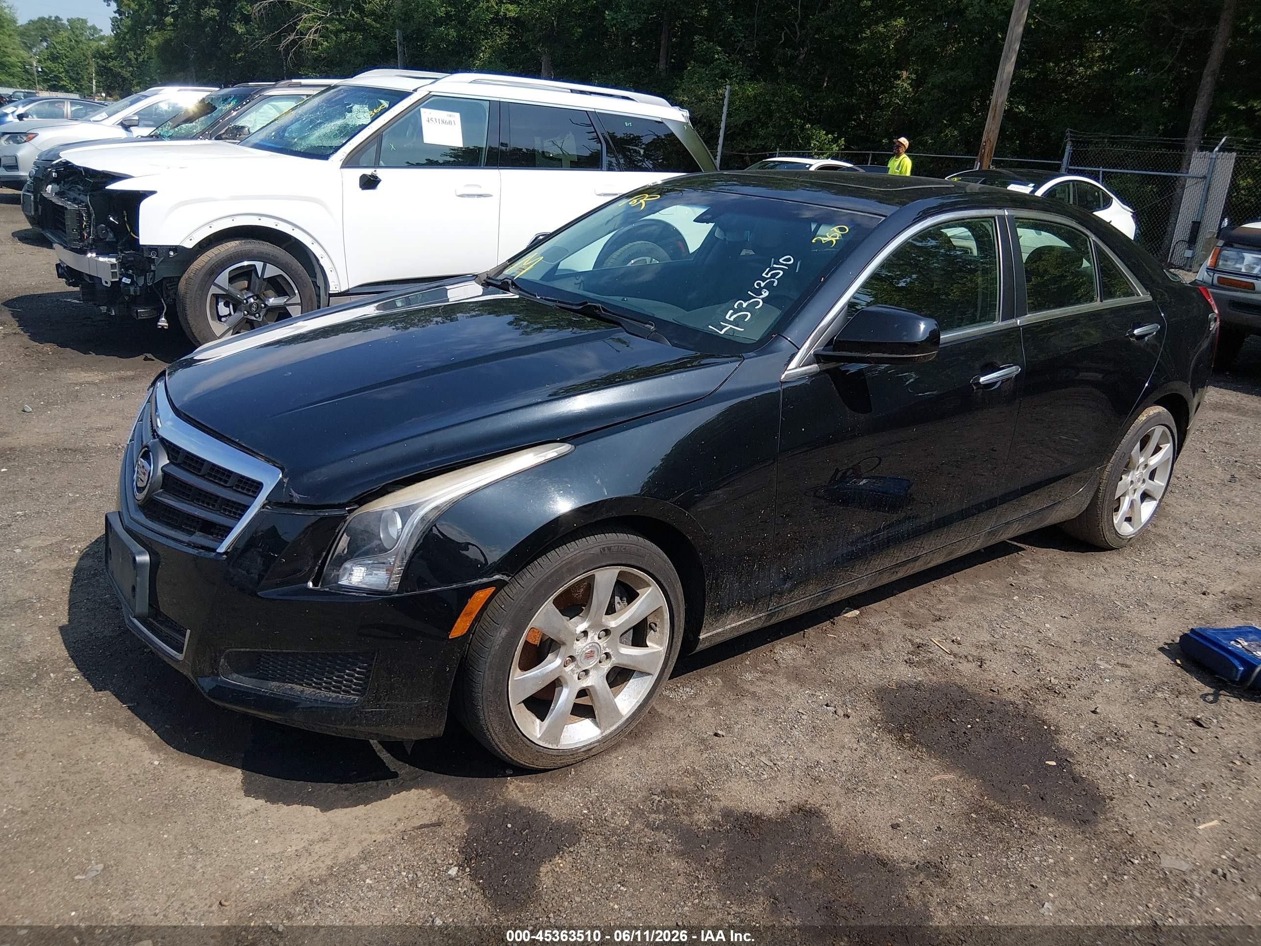 2014 Cadillac Ats Standard Black vin: 1G6AG5RX3E0126330