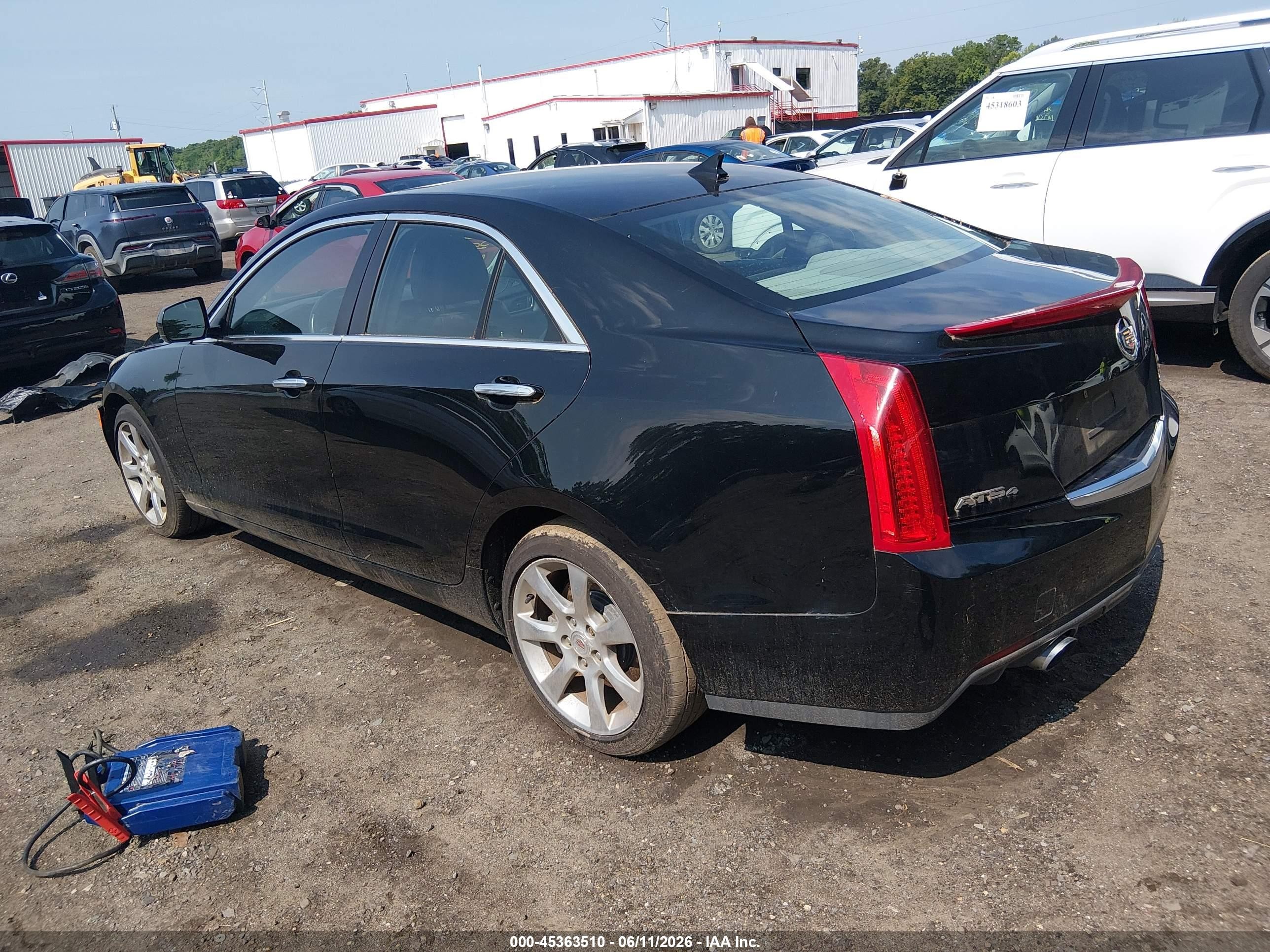 2014 Cadillac Ats Standard Black vin: 1G6AG5RX3E0126330