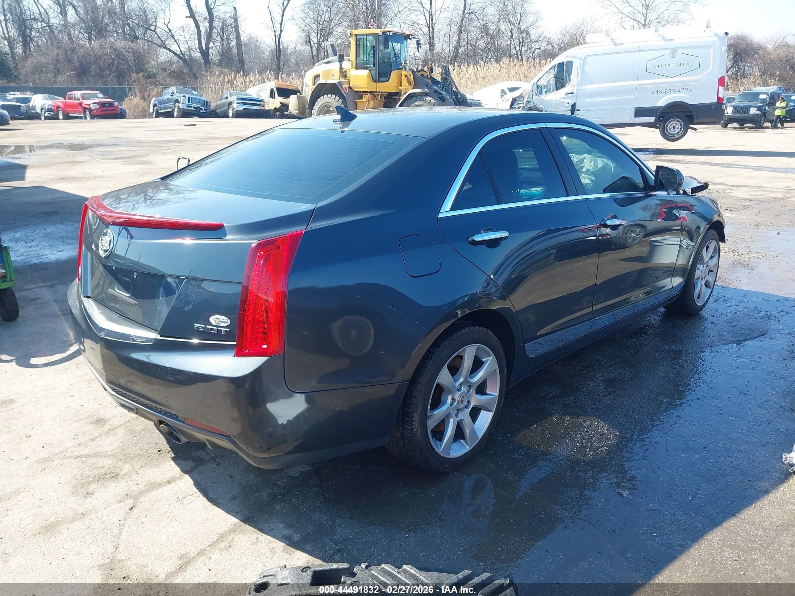 2014 Cadillac Ats Standard Gray vin: 1G6AG5RX3E0147534