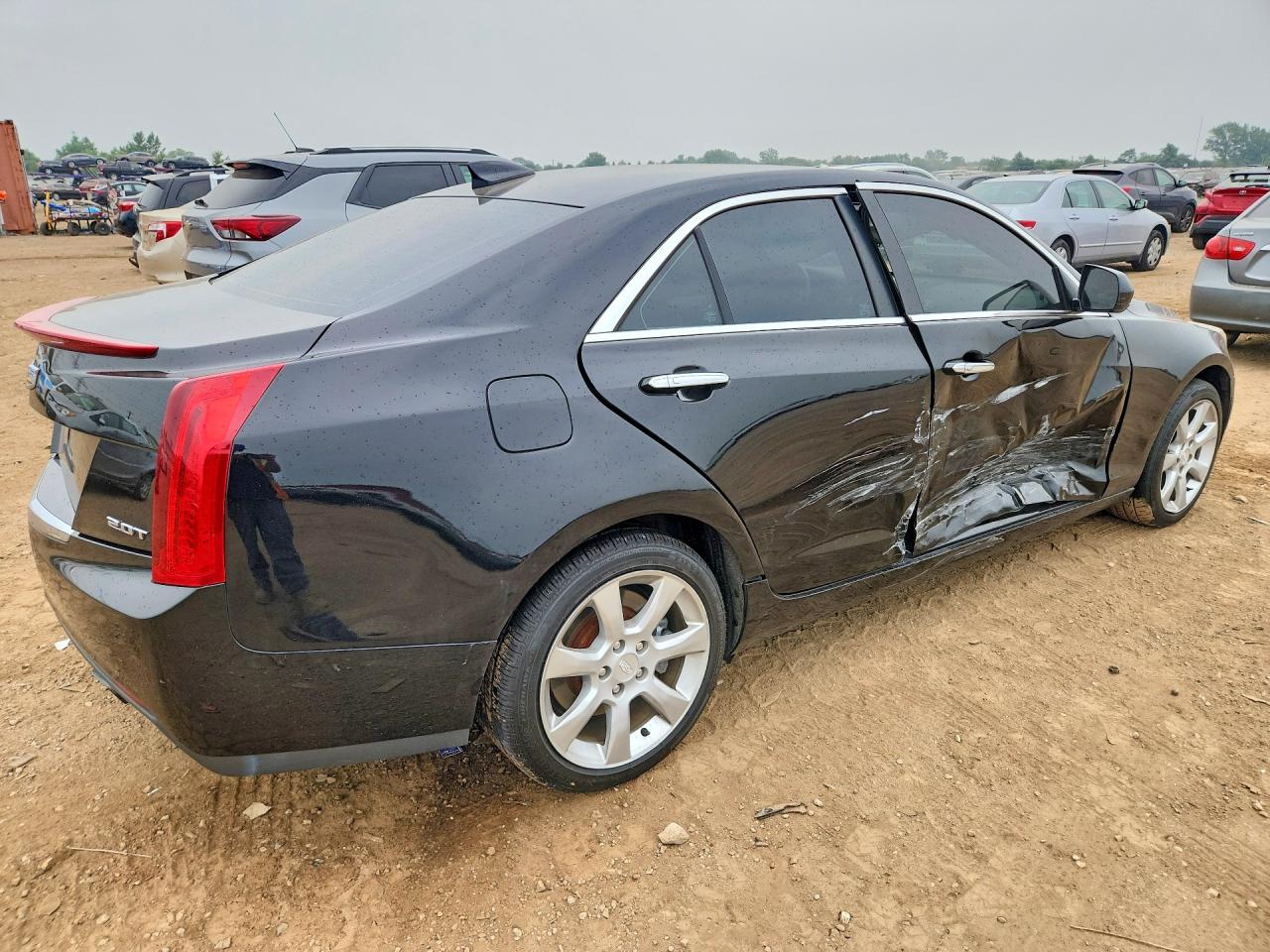 2015 Cadillac Ats Black vin: 1G6AG5RX3F0101980