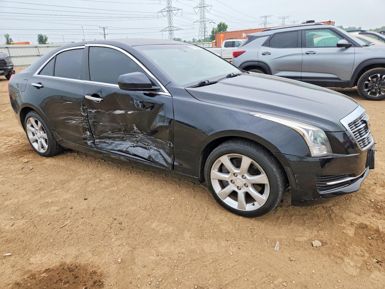 2015 Cadillac Ats Black vin: 1G6AG5RX3F0101980