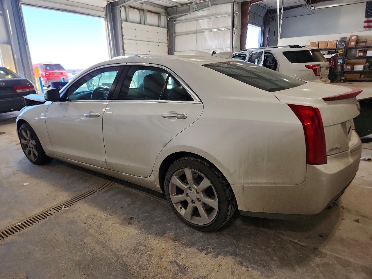 2015 Cadillac Ats White vin: 1G6AG5RX3F0108816