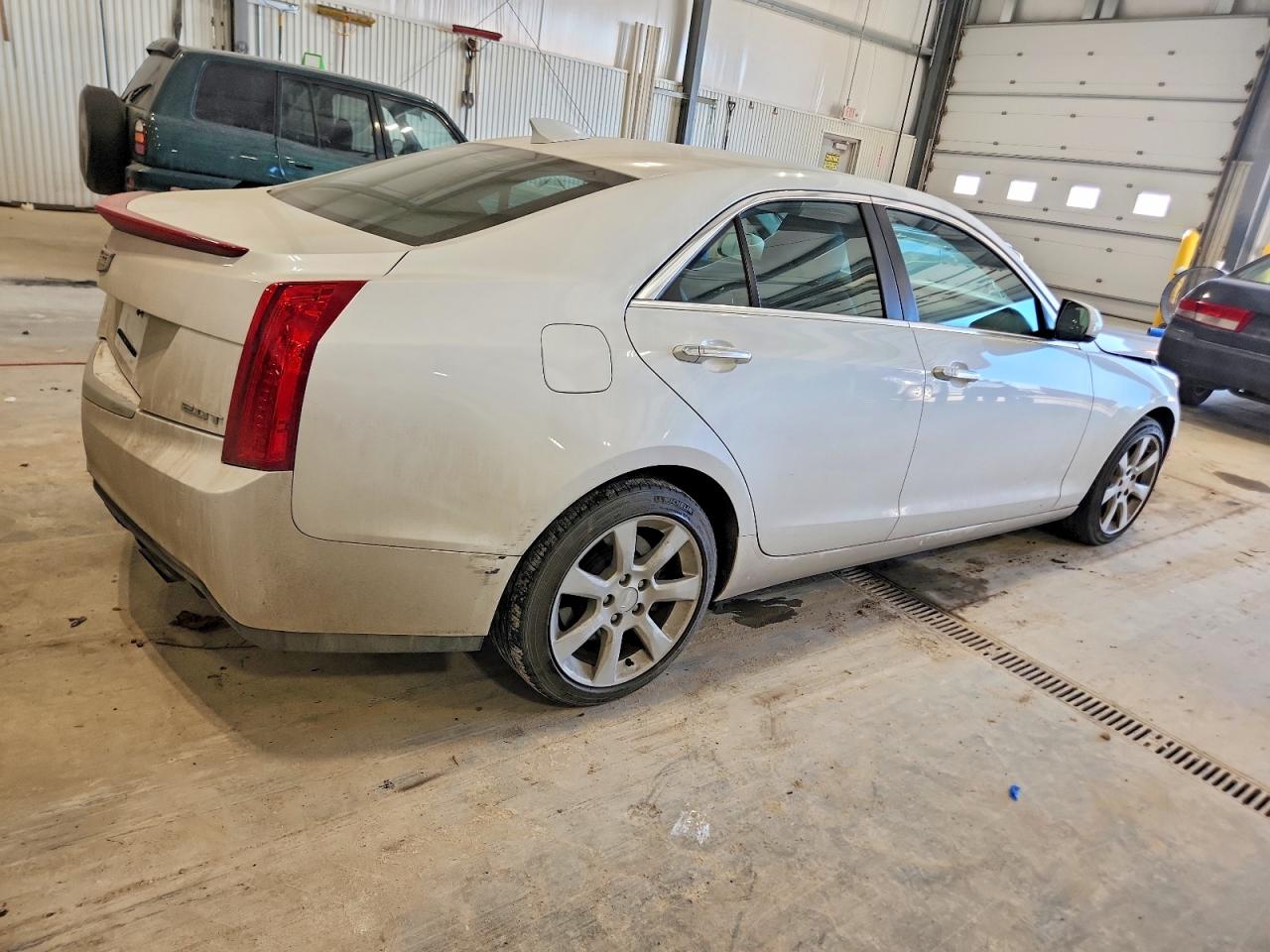 2015 Cadillac Ats White vin: 1G6AG5RX3F0108816