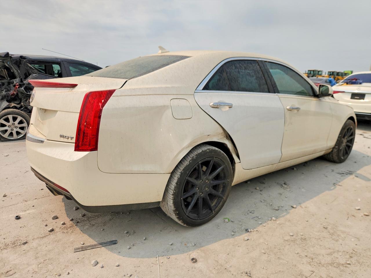 2013 Cadillac Ats White vin: 1G6AG5RX4D0130045
