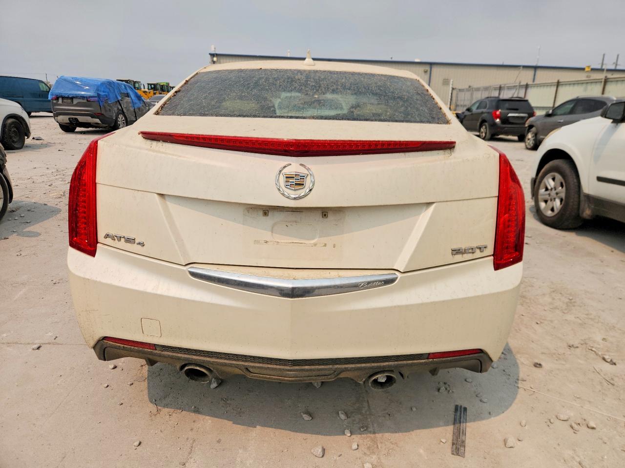 2013 Cadillac Ats White vin: 1G6AG5RX4D0130045