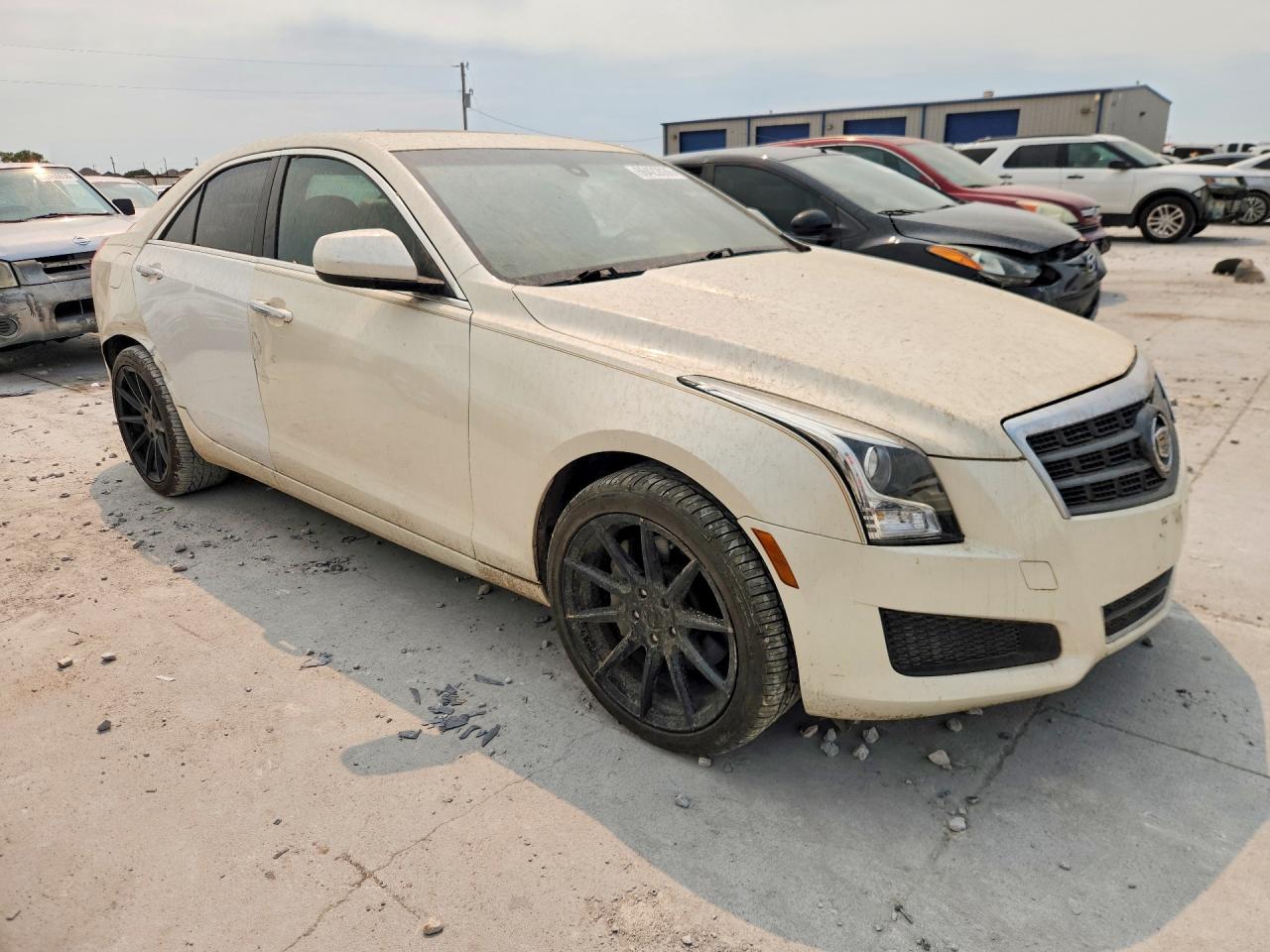 2013 Cadillac Ats White vin: 1G6AG5RX4D0130045