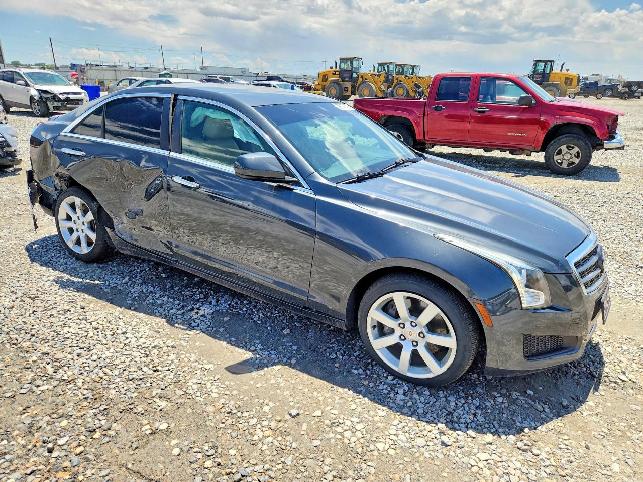2014 Cadillac Ats Charcoal vin: 1G6AG5RX4E0124151