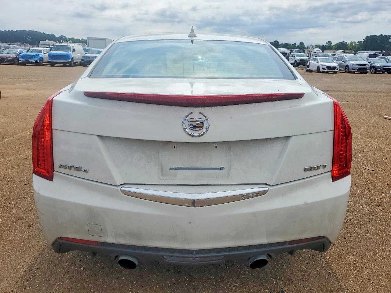 2014 Cadillac Ats Белый vin: 1G6AG5RX4E0131861