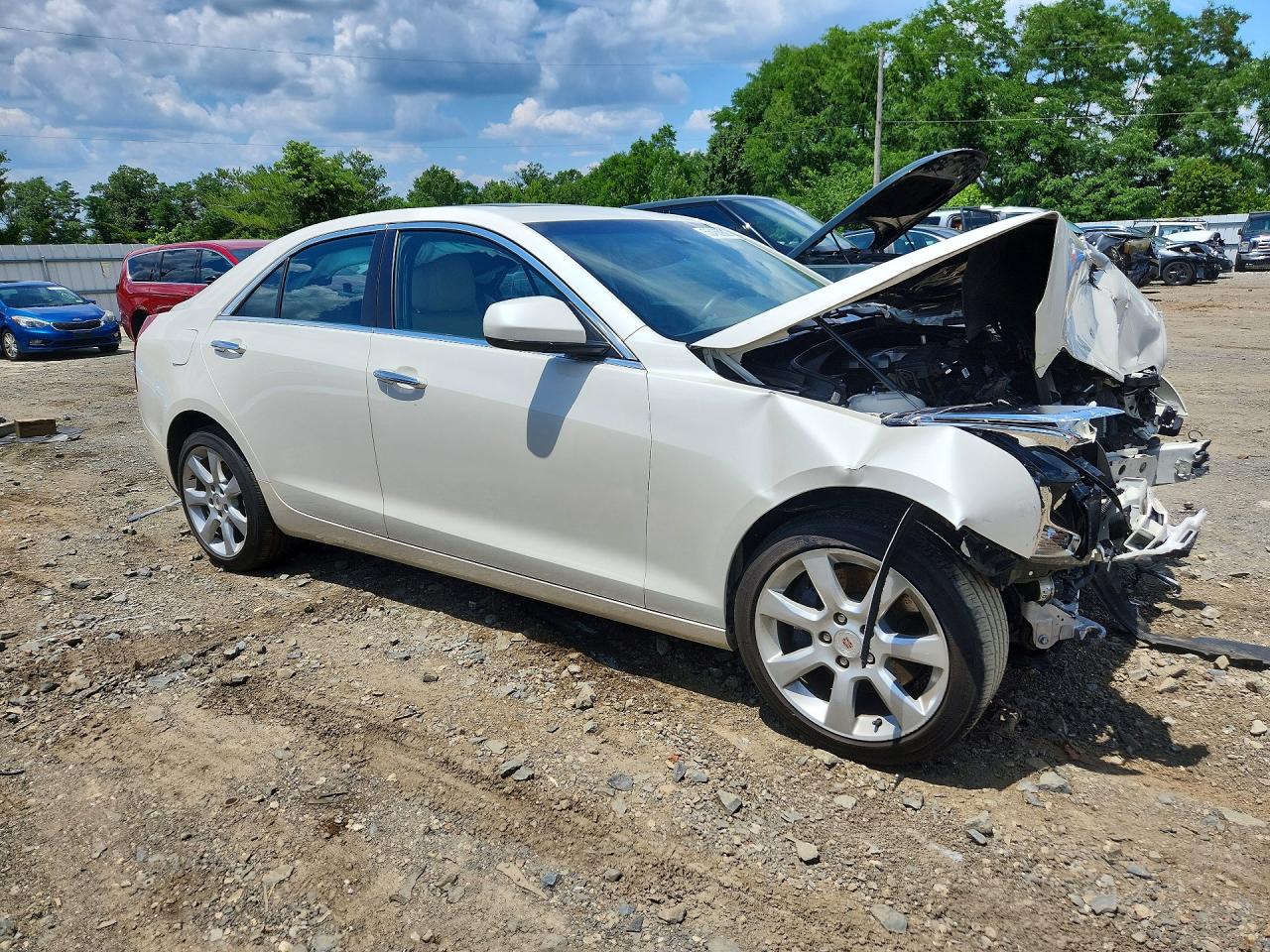 2014 Cadillac Ats Tan vin: 1G6AG5RX4E0172278