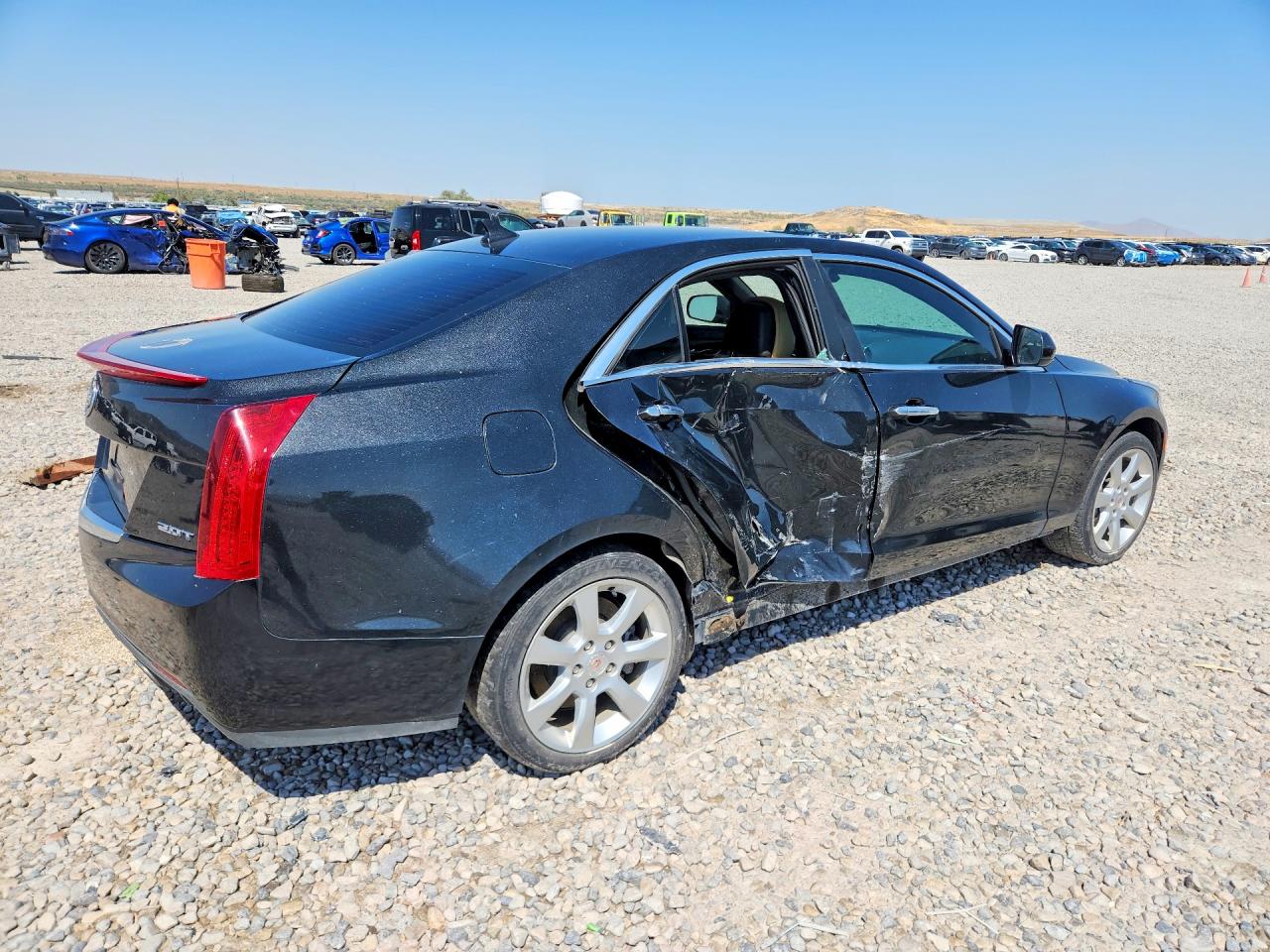2014 Cadillac Ats Black vin: 1G6AG5RX4E0194863