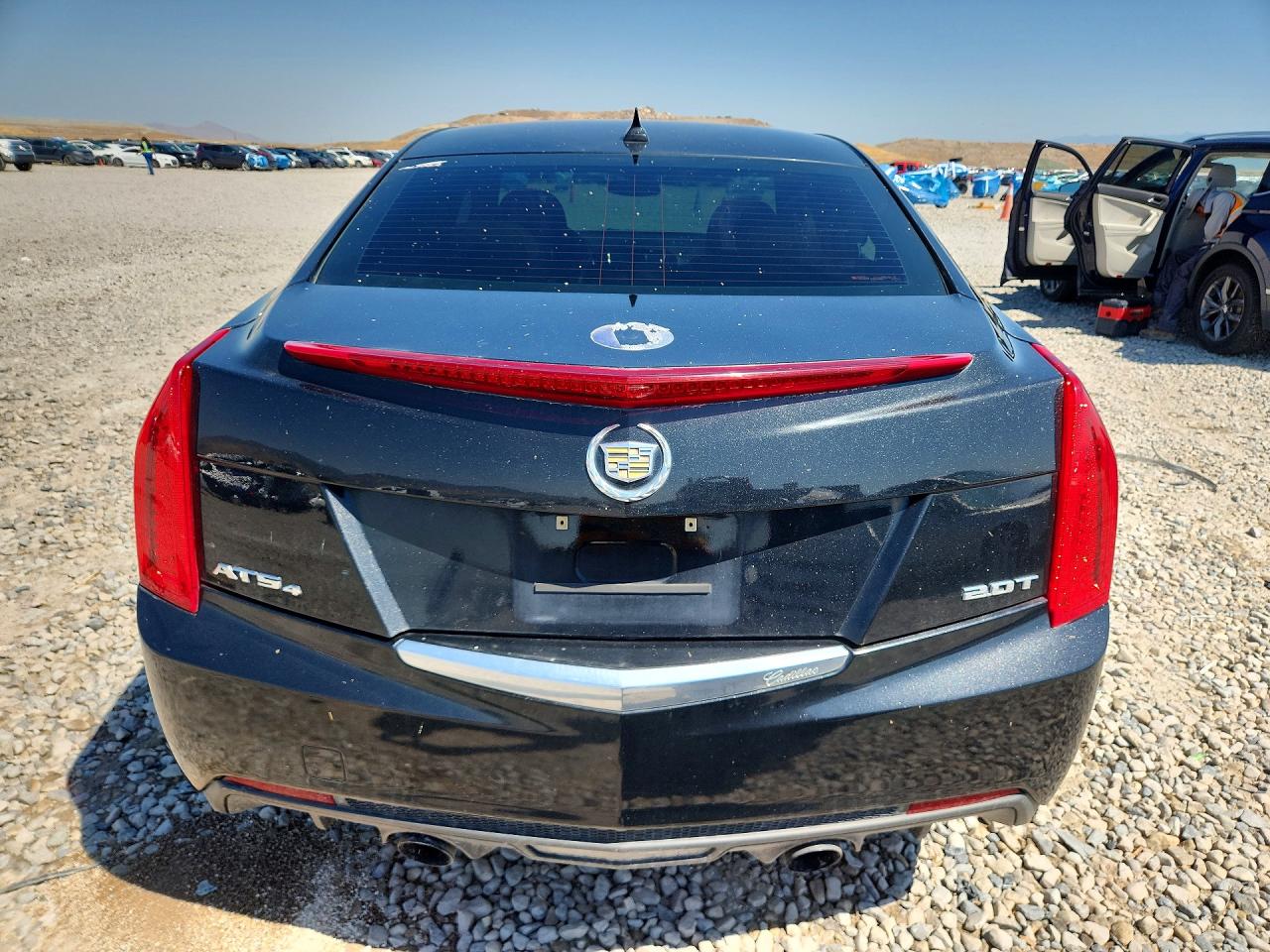 2014 Cadillac Ats Black vin: 1G6AG5RX4E0194863