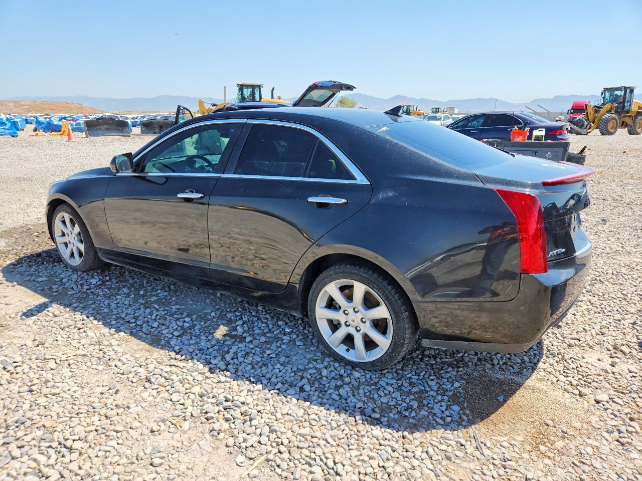 2014 Cadillac Ats Black vin: 1G6AG5RX4E0194863