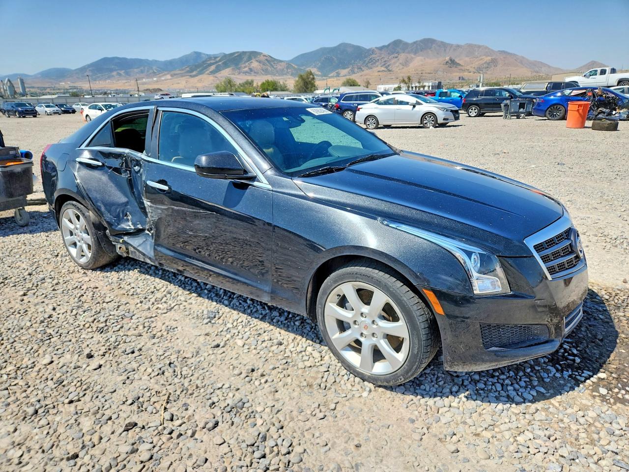 2014 Cadillac Ats Black vin: 1G6AG5RX4E0194863