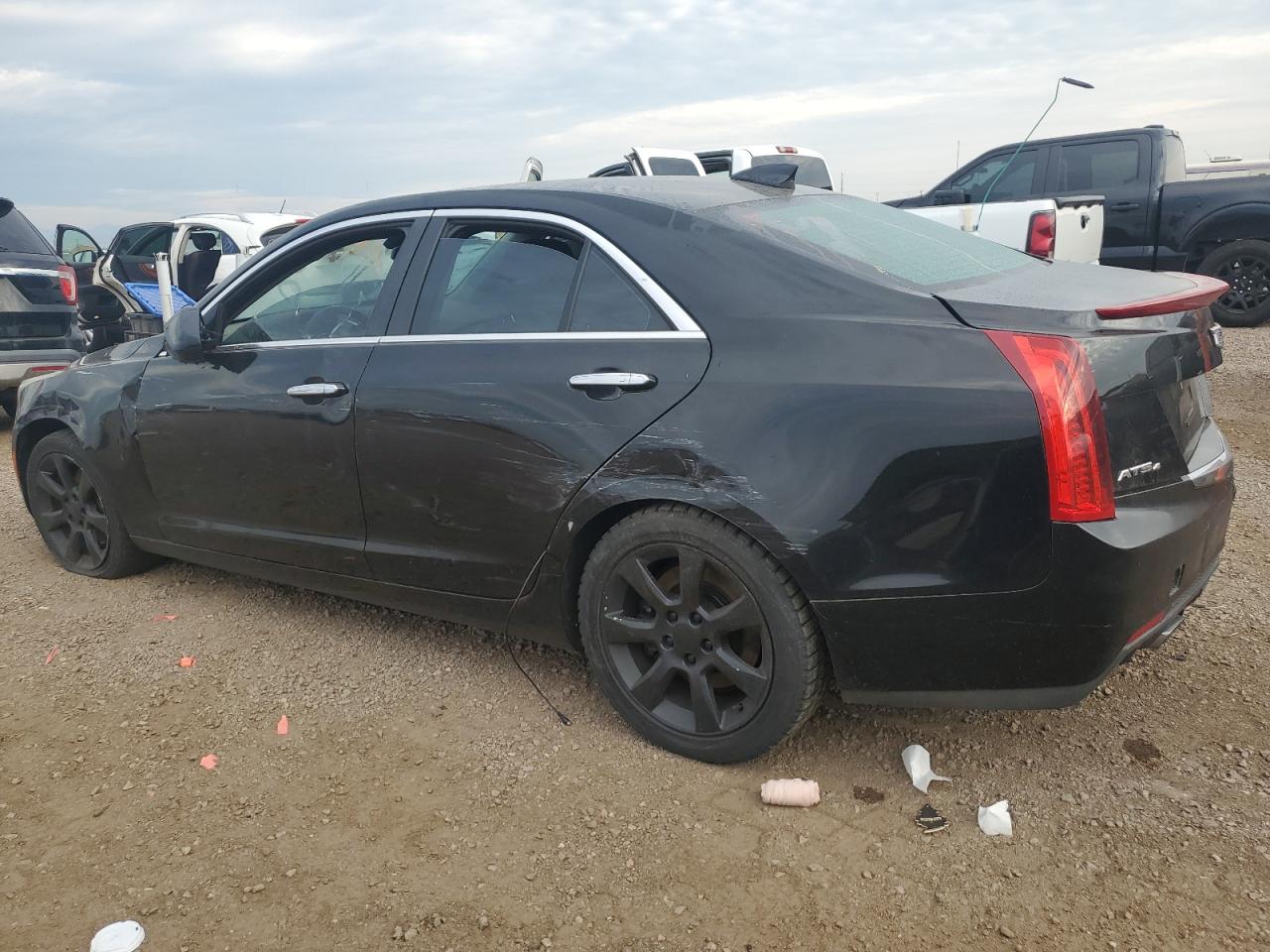 2015 Cadillac Ats Black vin: 1G6AG5RX4F0100806
