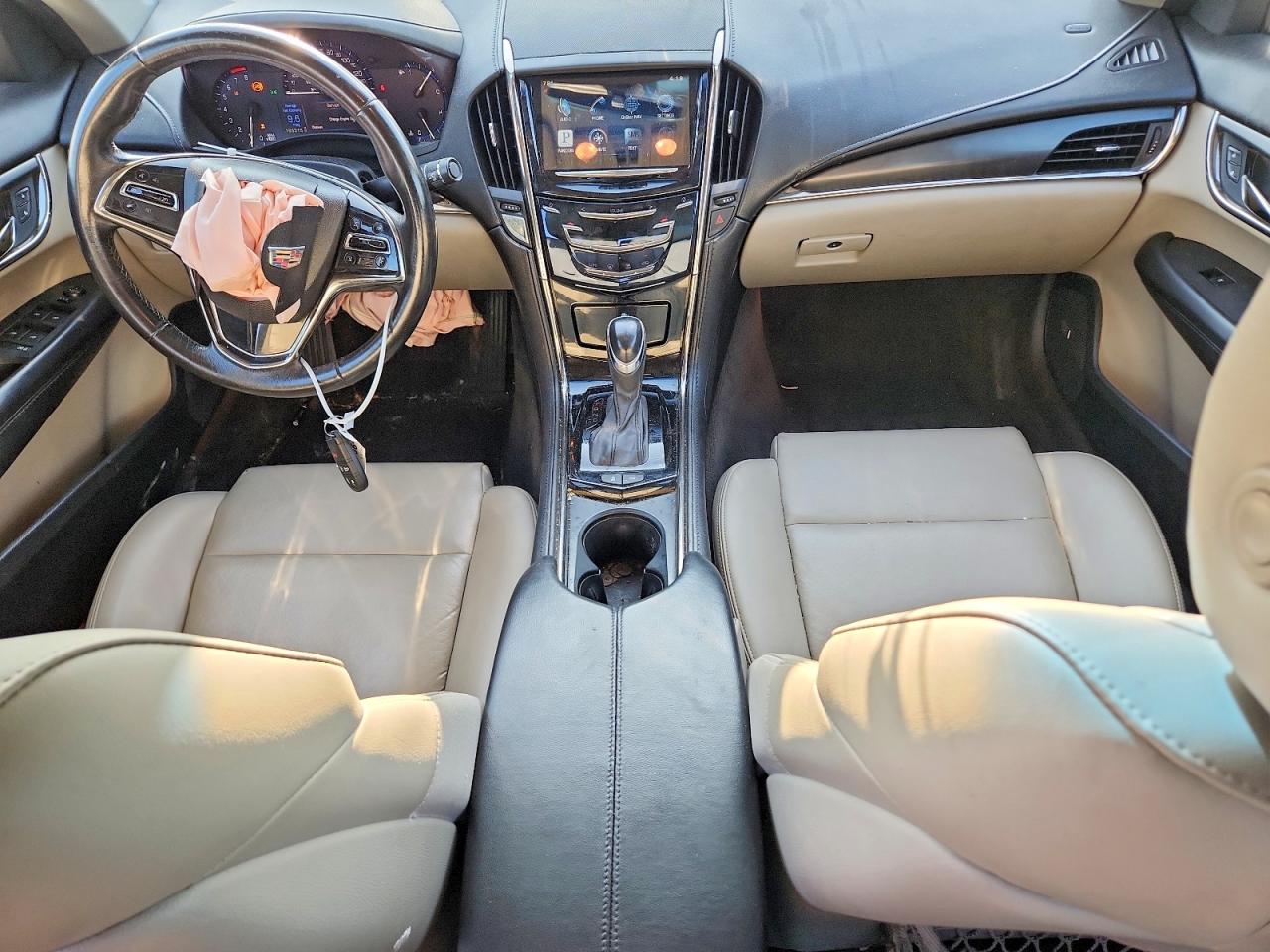 2015 Cadillac Ats Белый vin: 1G6AG5RX4F0130436