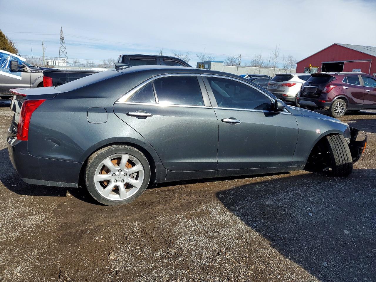 2015 Cadillac Ats 4d Gray vin: 1G6AG5RX4F0134244