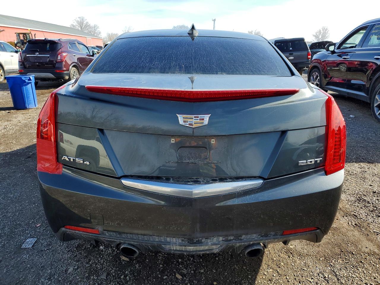 2015 Cadillac Ats 4d Gray vin: 1G6AG5RX4F0134244