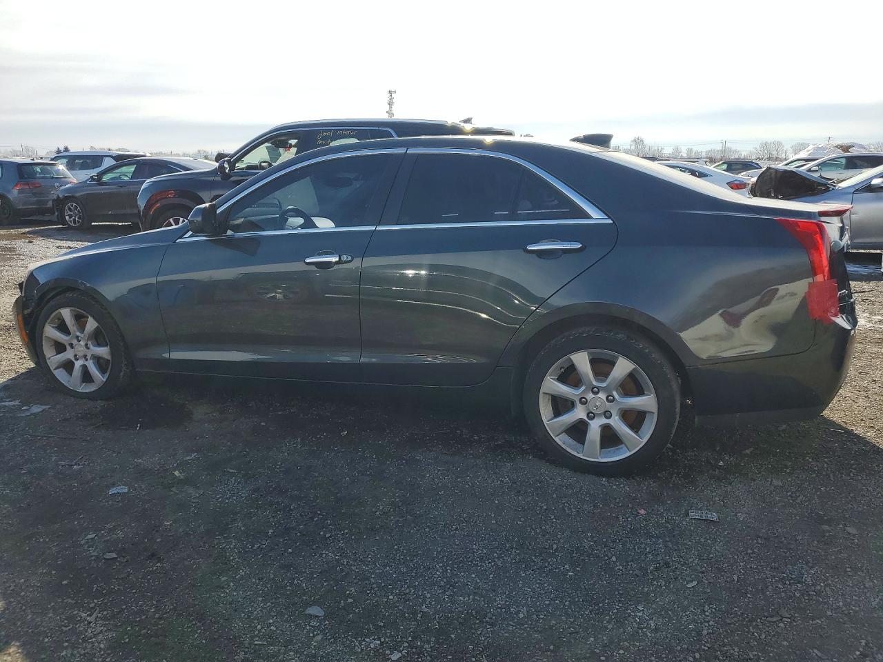 2015 Cadillac Ats 4d Gray vin: 1G6AG5RX4F0134244