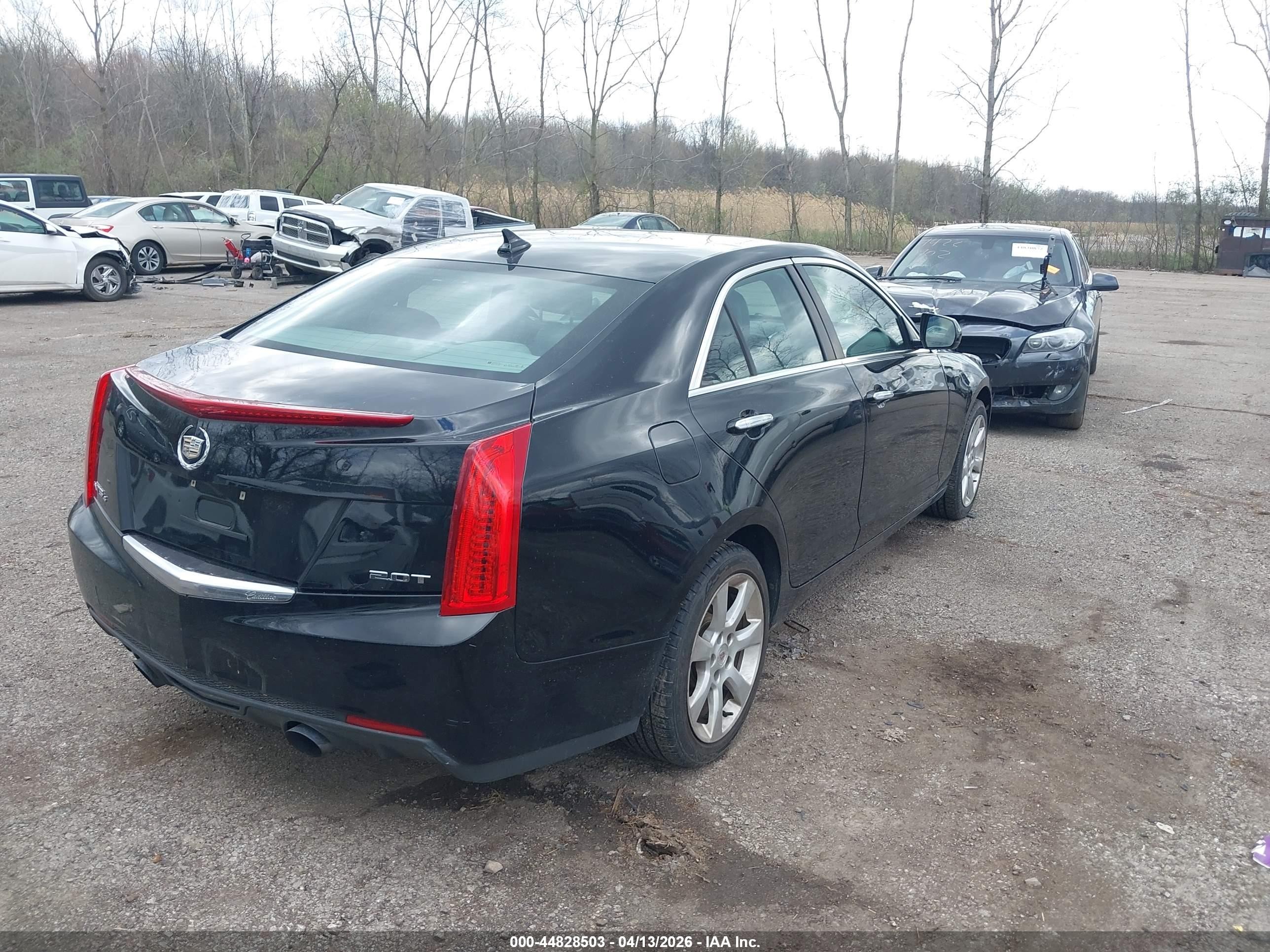 2013 Cadillac Ats Standard Black vin: 1G6AG5RX5D0161255
