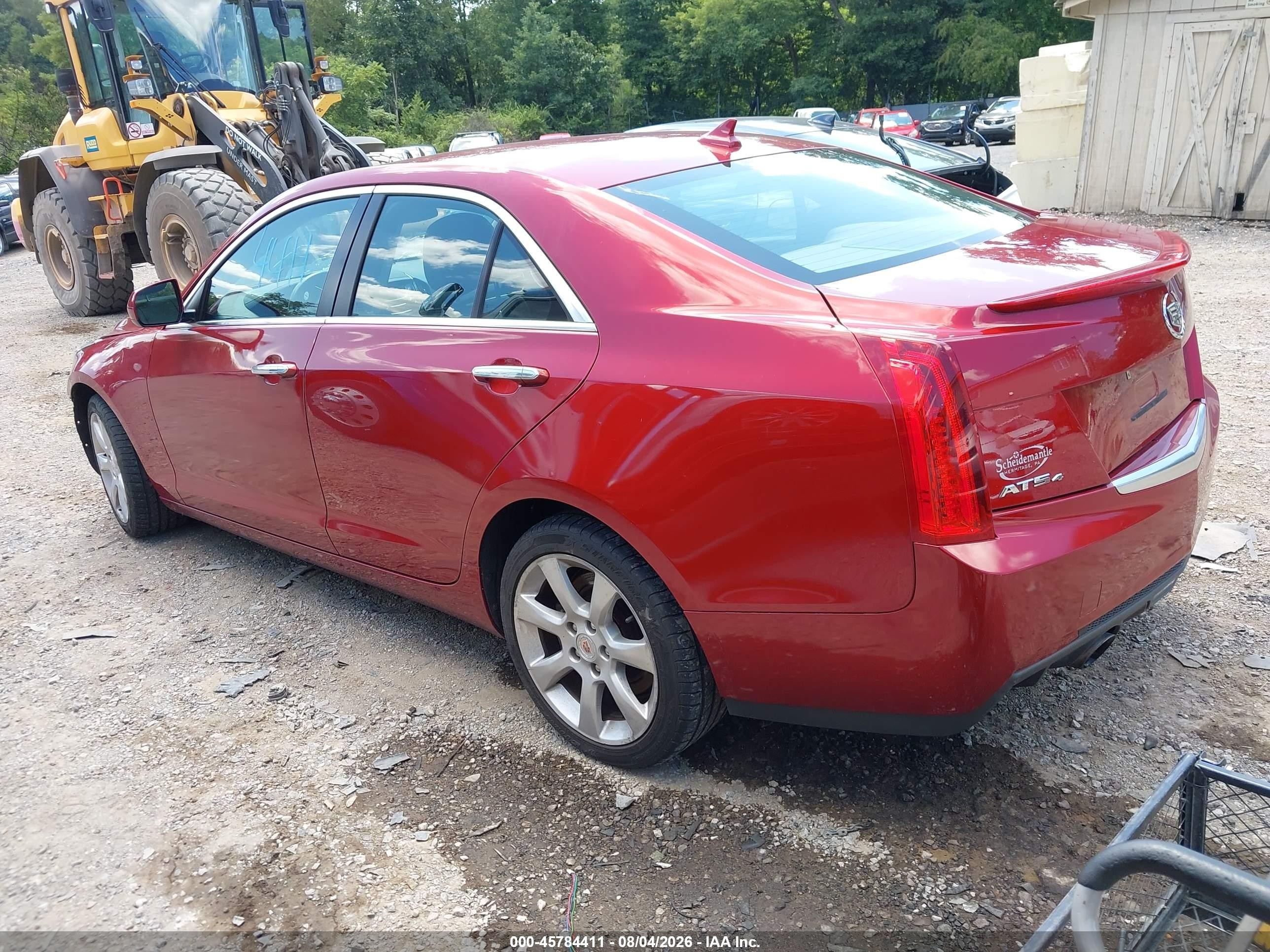 2014 Cadillac Ats Standard Red vin: 1G6AG5RX5E0120268