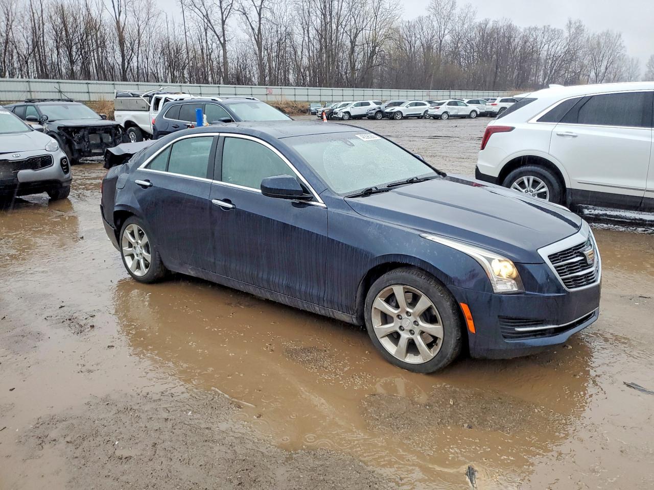 2015 Cadillac Ats Black vin: 1G6AG5RX5F0110695