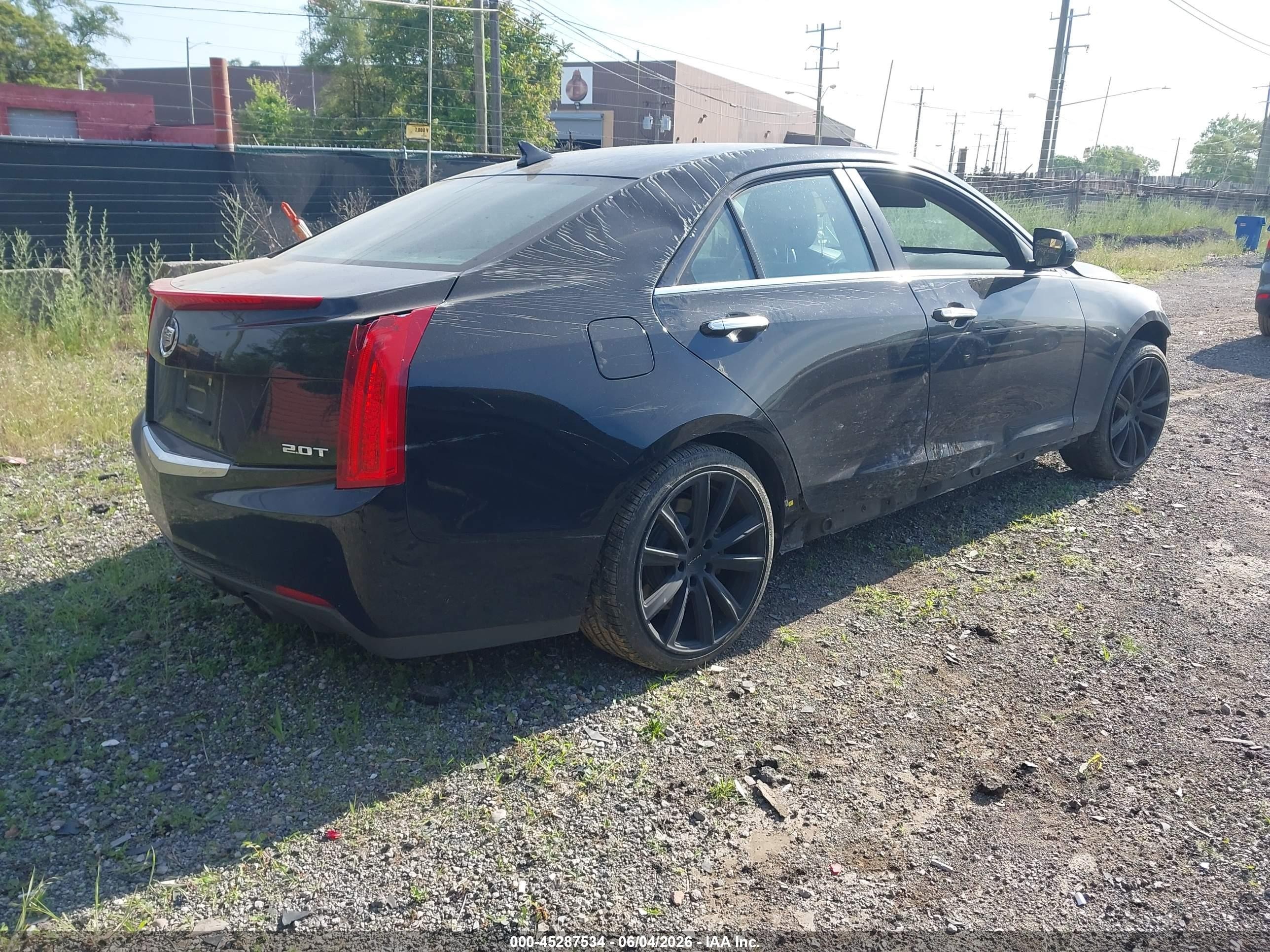 2013 Cadillac Ats Standard Black vin: 1G6AG5RX6D0153701