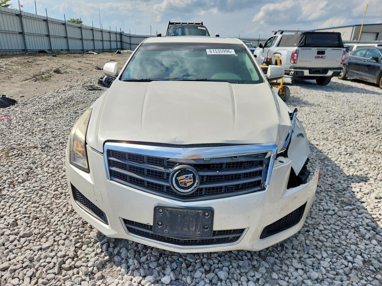 2013 Cadillac Ats White vin: 1G6AG5RX6D0153892