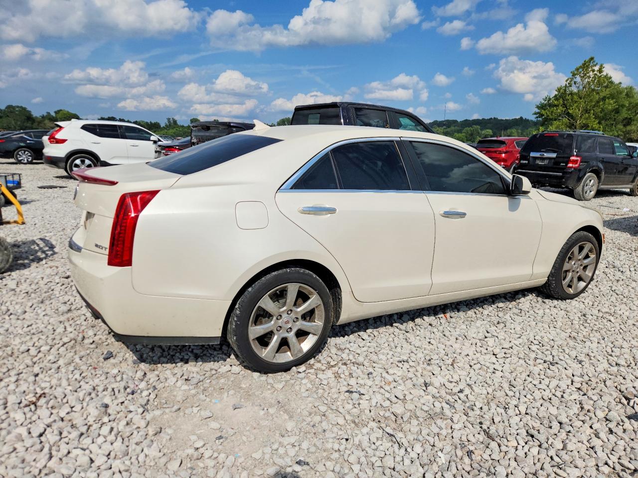 2013 Cadillac Ats White vin: 1G6AG5RX6D0153892