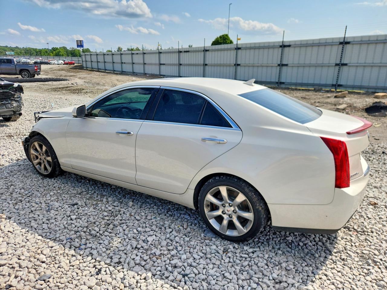 2013 Cadillac Ats White vin: 1G6AG5RX6D0153892