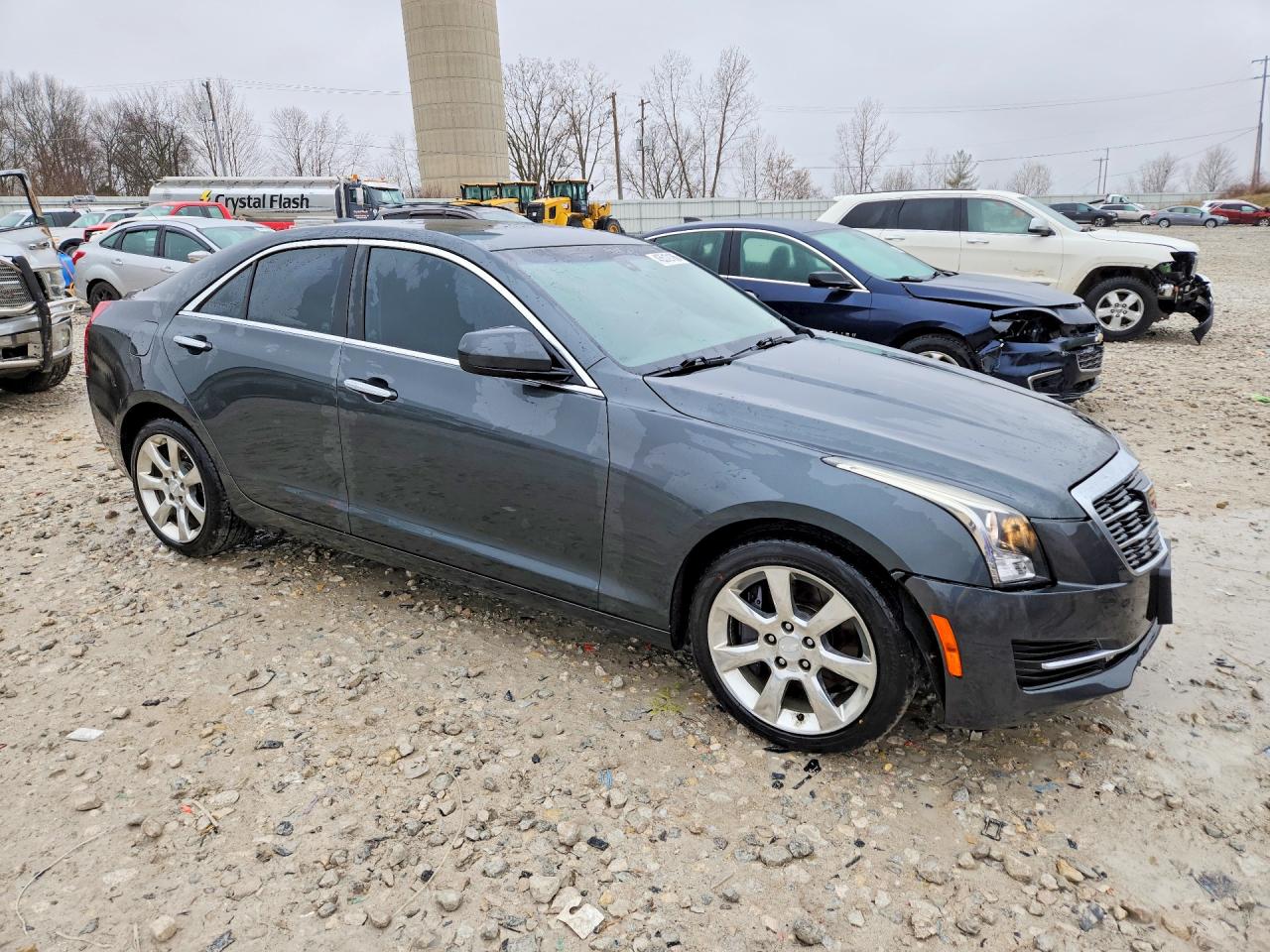 2015 Cadillac Ats Charcoal vin: 1G6AG5RX6F0132933