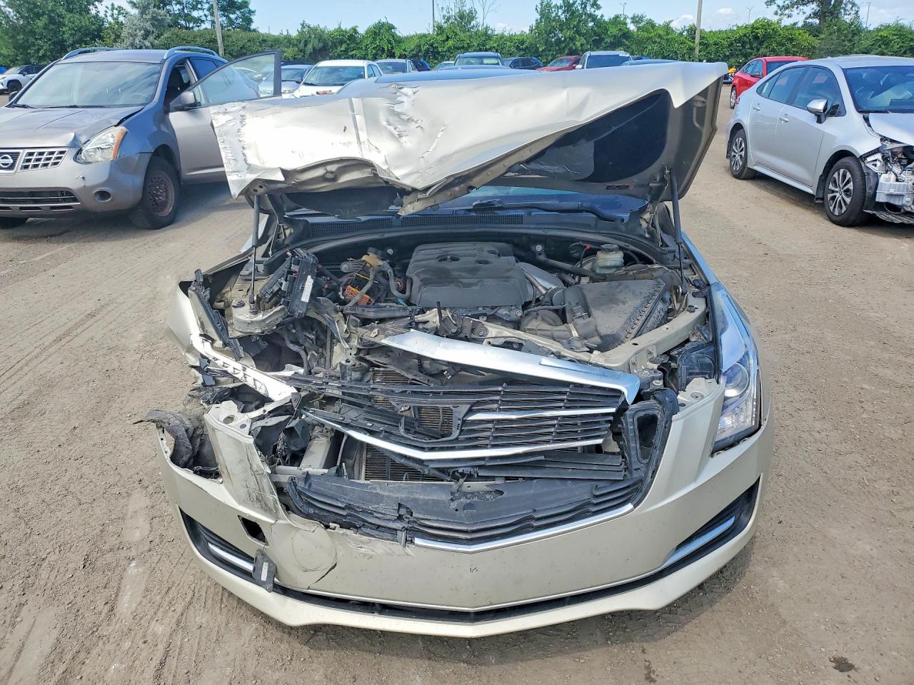 2015 Cadillac Ats Beige vin: 1G6AG5RX6F0138621