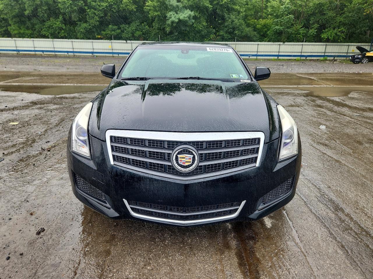 2014 Cadillac Ats Black vin: 1G6AG5RX7E0100801