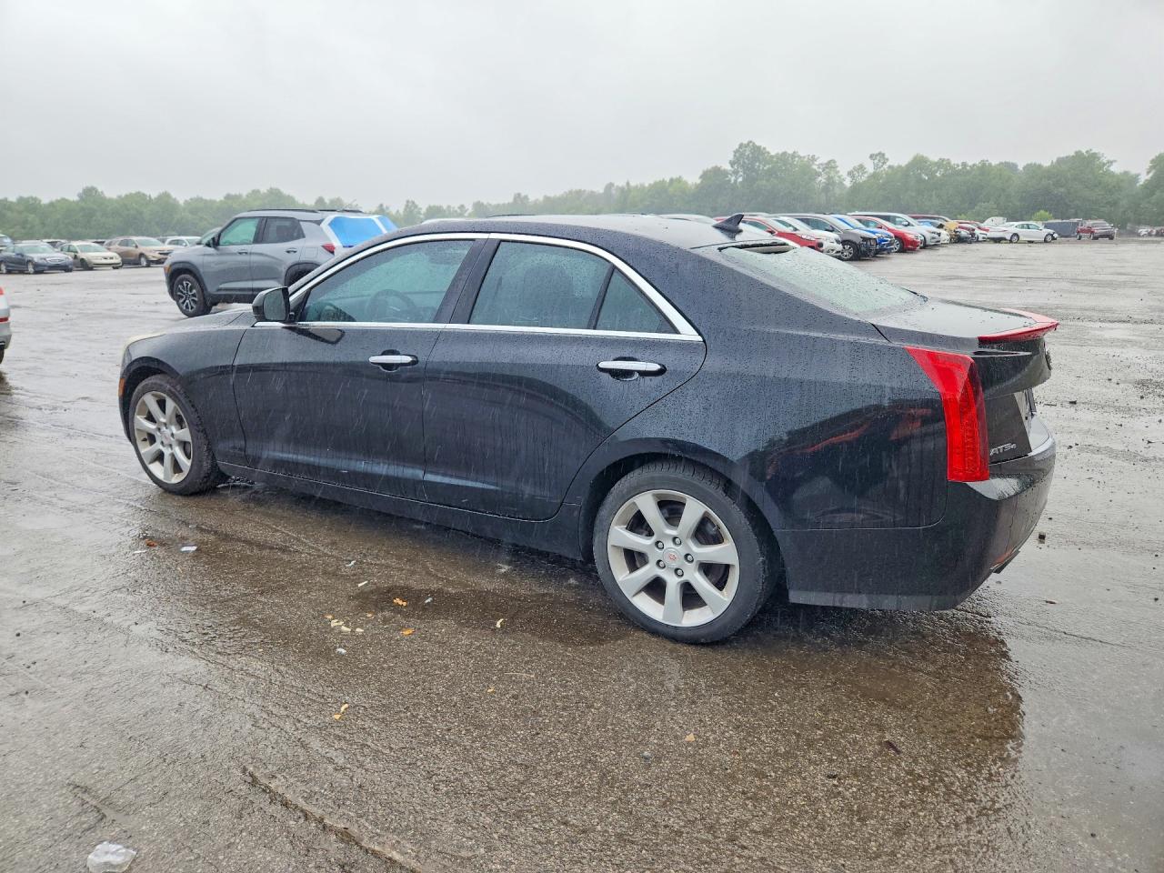 2014 Cadillac Ats Black vin: 1G6AG5RX7E0100801