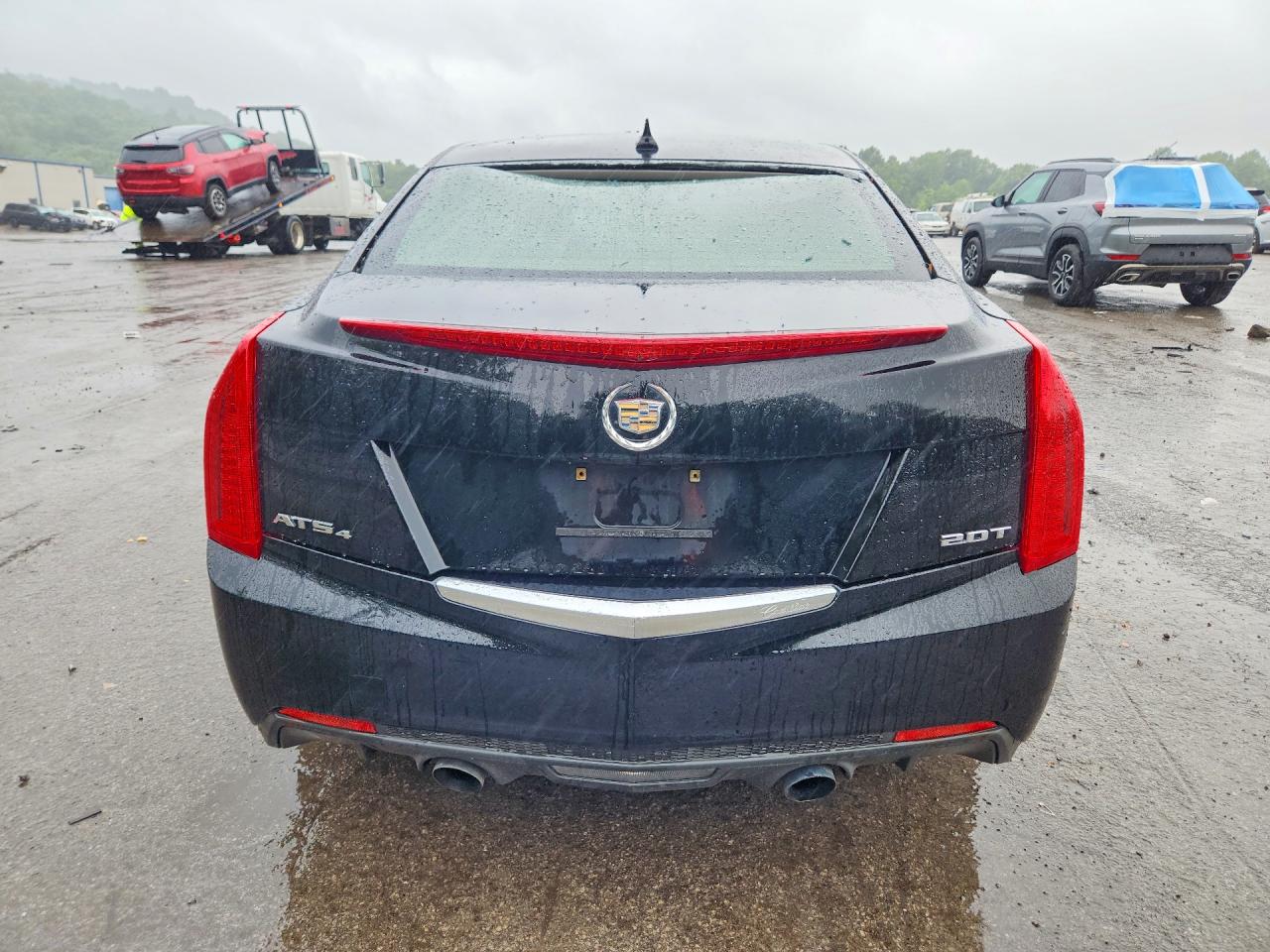 2014 Cadillac Ats Black vin: 1G6AG5RX7E0100801