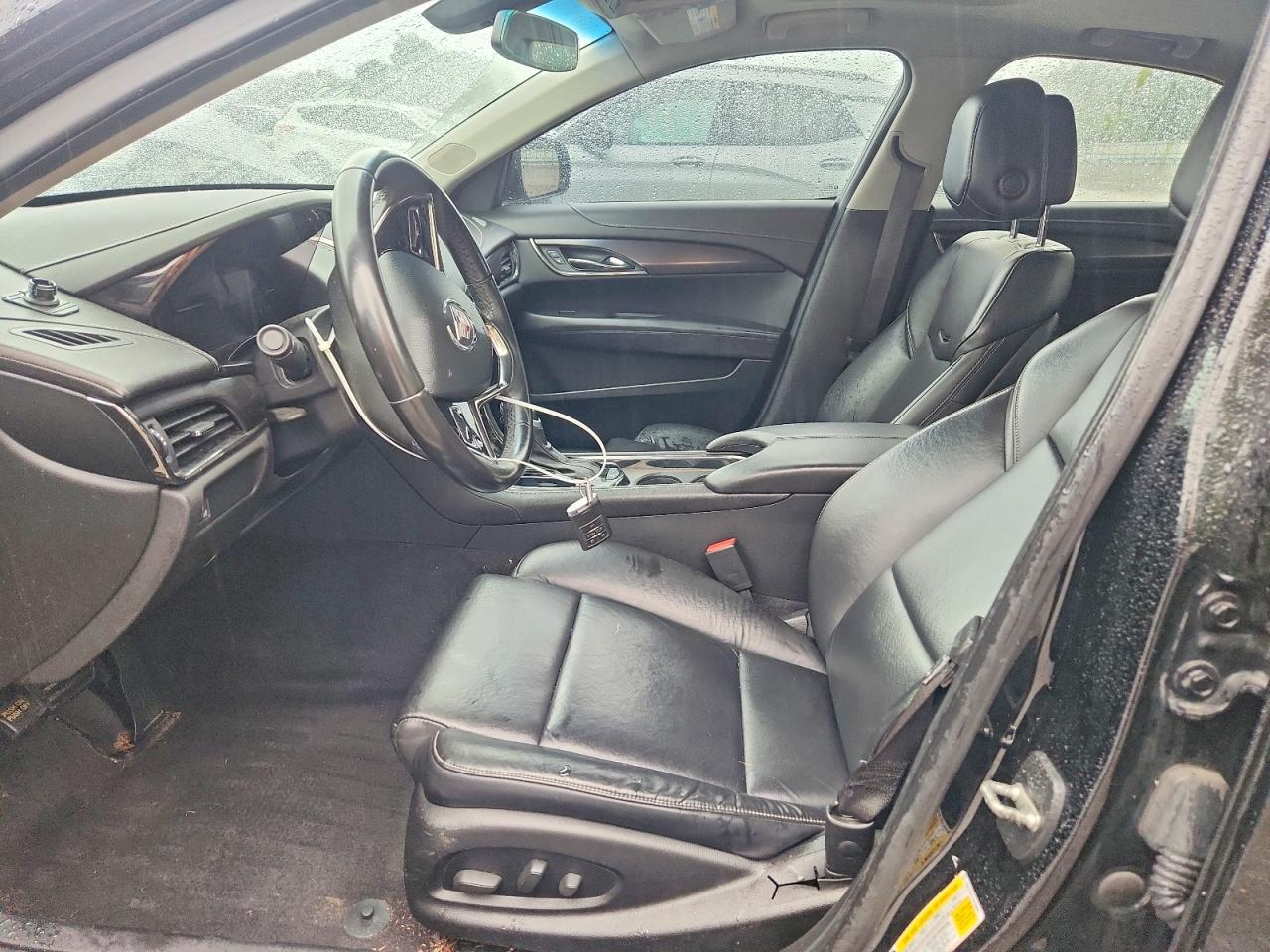 2014 Cadillac Ats Black vin: 1G6AG5RX7E0100801