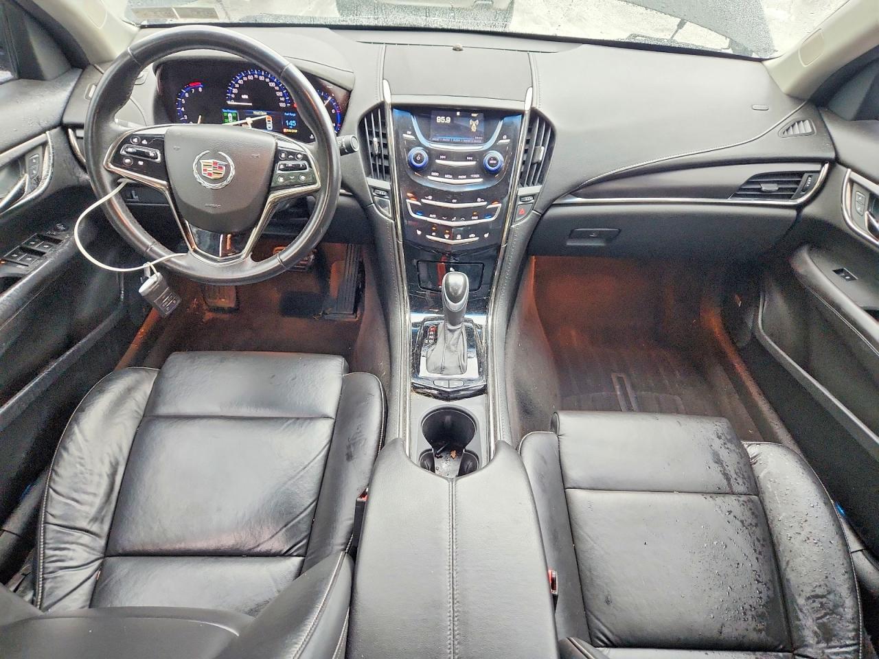 2014 Cadillac Ats Black vin: 1G6AG5RX7E0100801