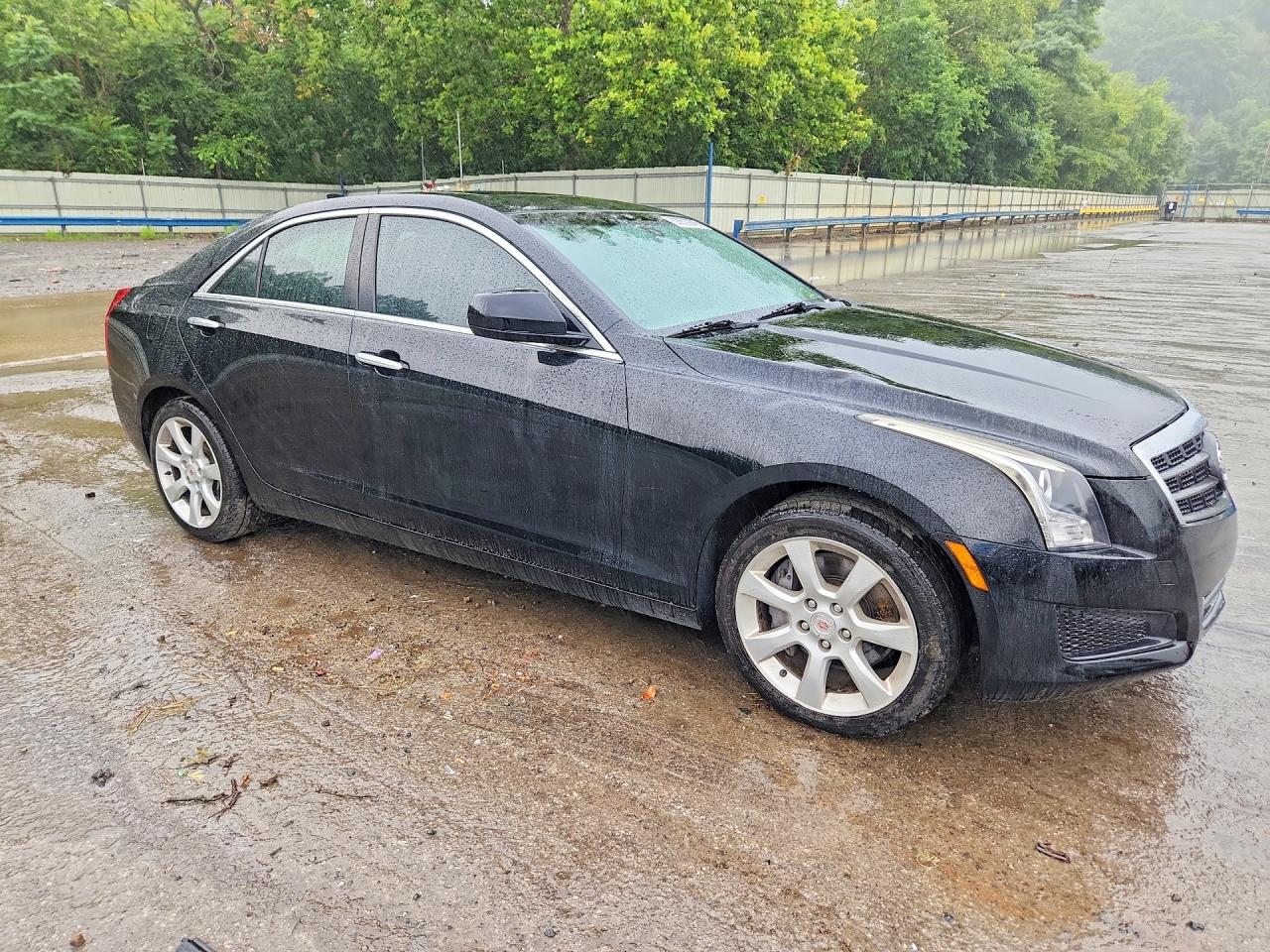 2014 Cadillac Ats Black vin: 1G6AG5RX7E0100801