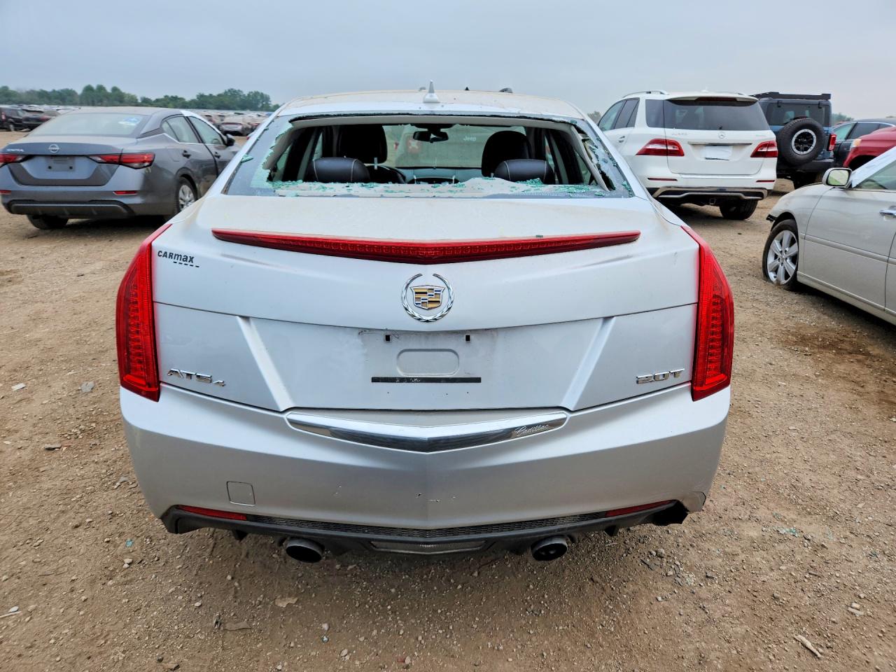 2014 Cadillac Ats Silver vin: 1G6AG5RX7E0100944