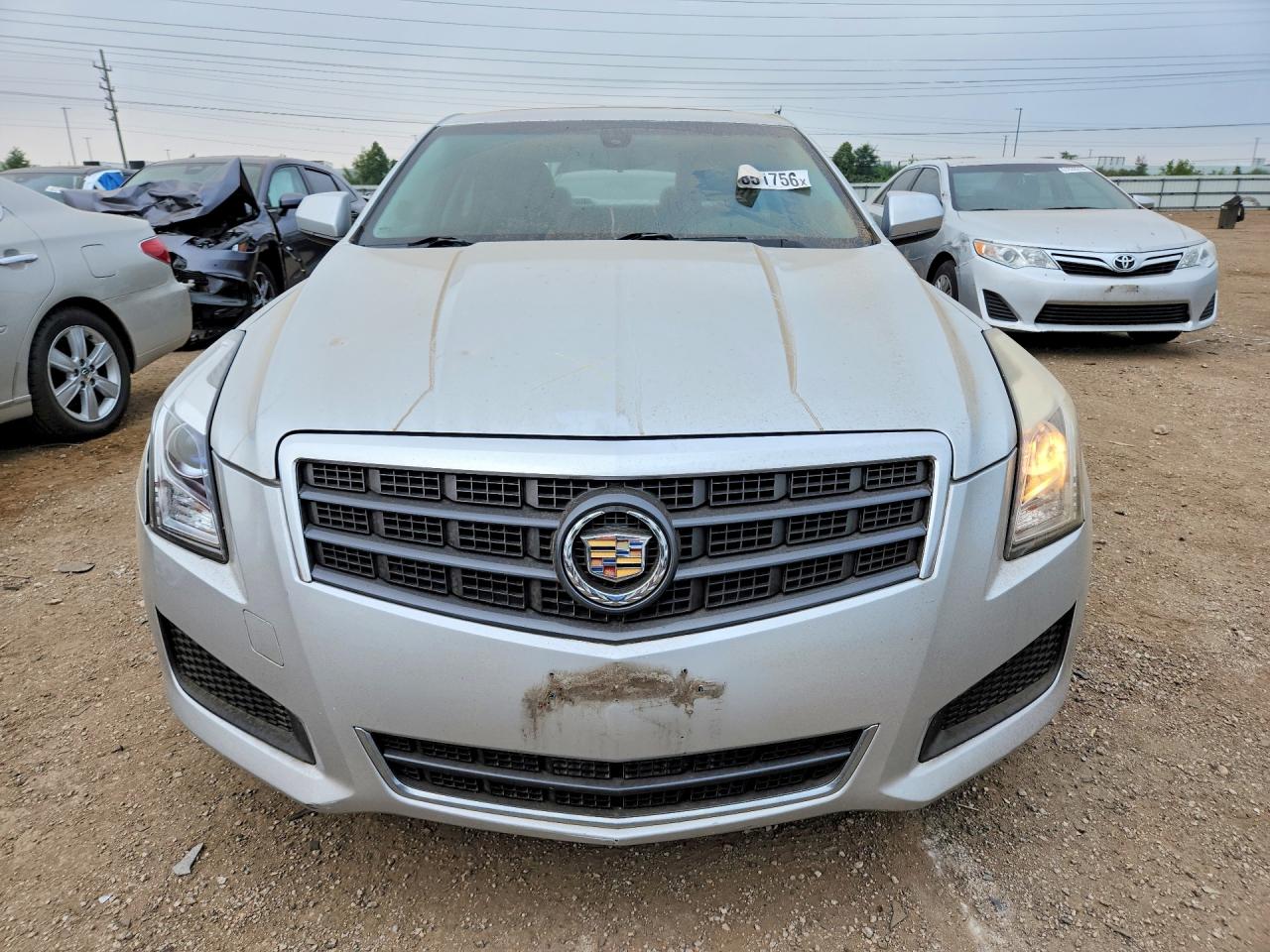 2014 Cadillac Ats Silver vin: 1G6AG5RX7E0100944