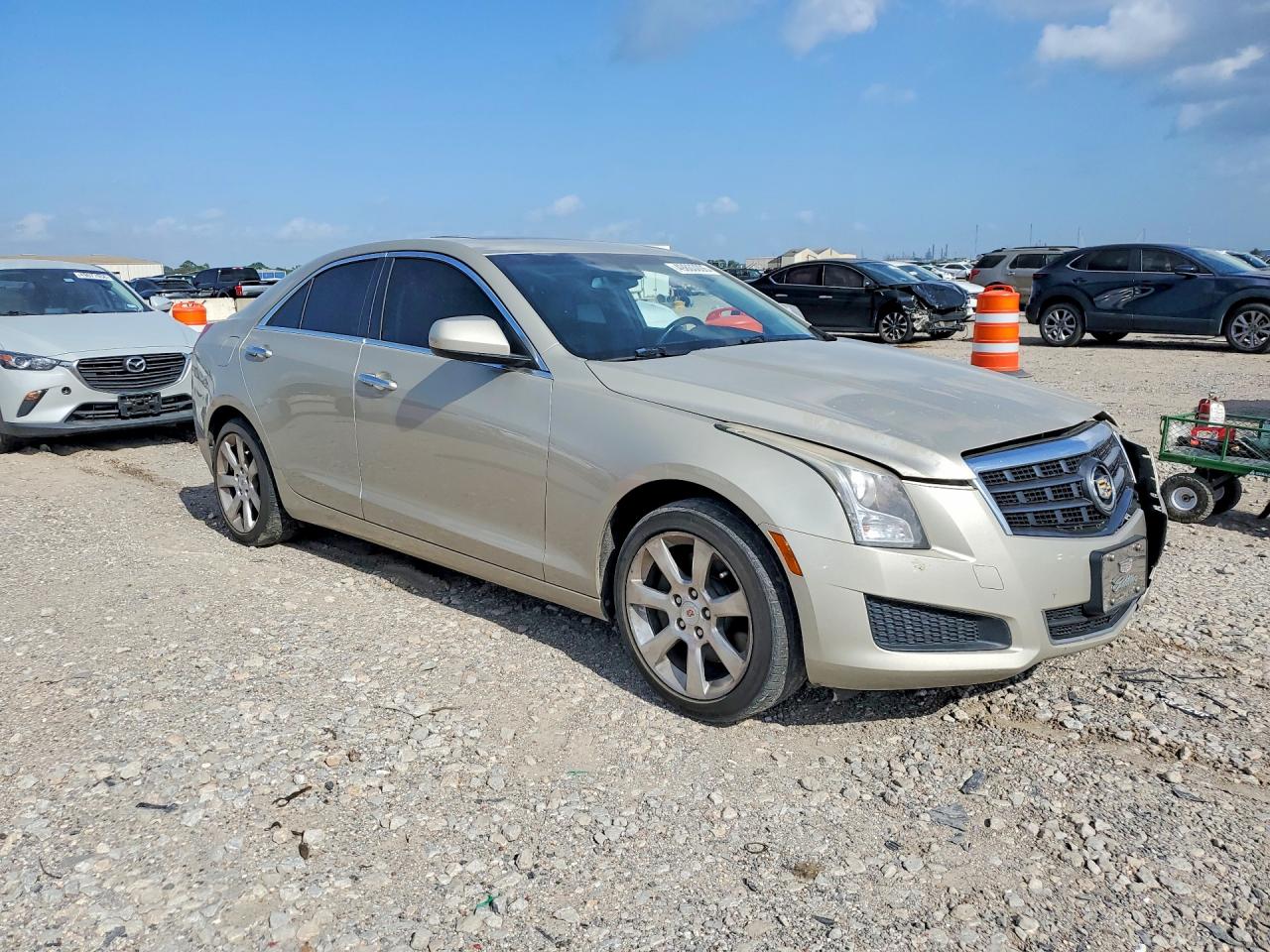 2014 Cadillac Ats Серебряный vin: 1G6AG5RX8E0118997
